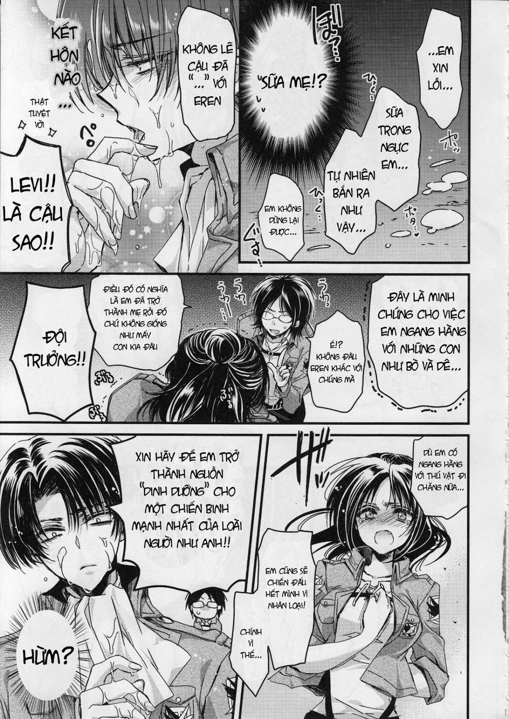 HentaiVN.net - Ảnh 7 - Heichou-san-chi no Shokuryou Jijou (Shingeki no Kyojin) - Chap 1