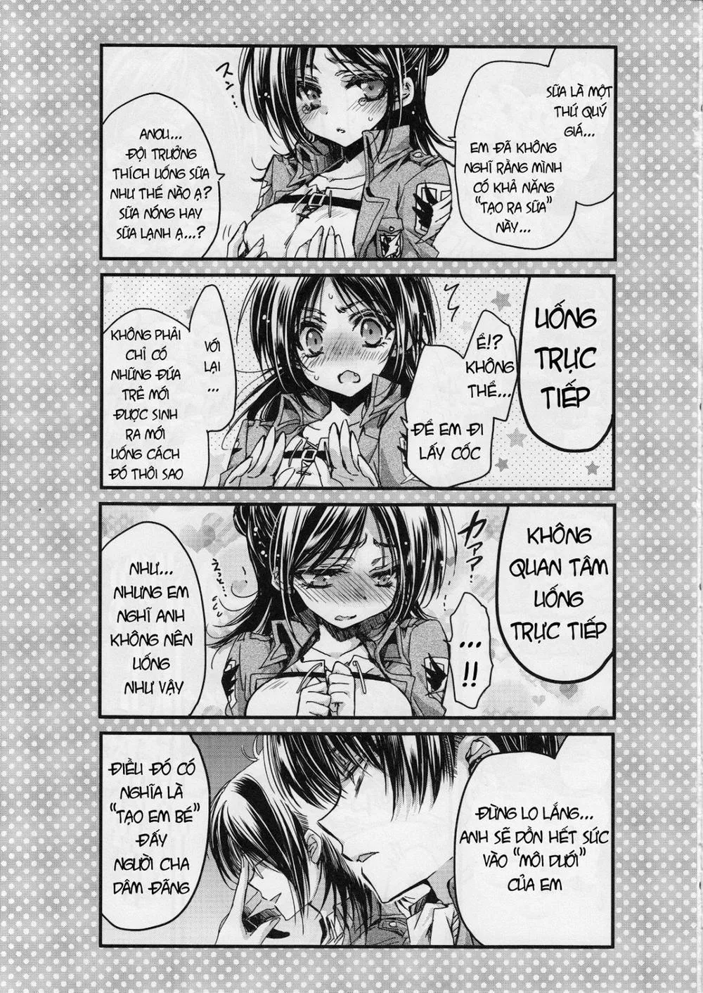 HentaiVN.net - Ảnh 9 - Heichou-san-chi no Shokuryou Jijou (Shingeki no Kyojin) - Chap 1