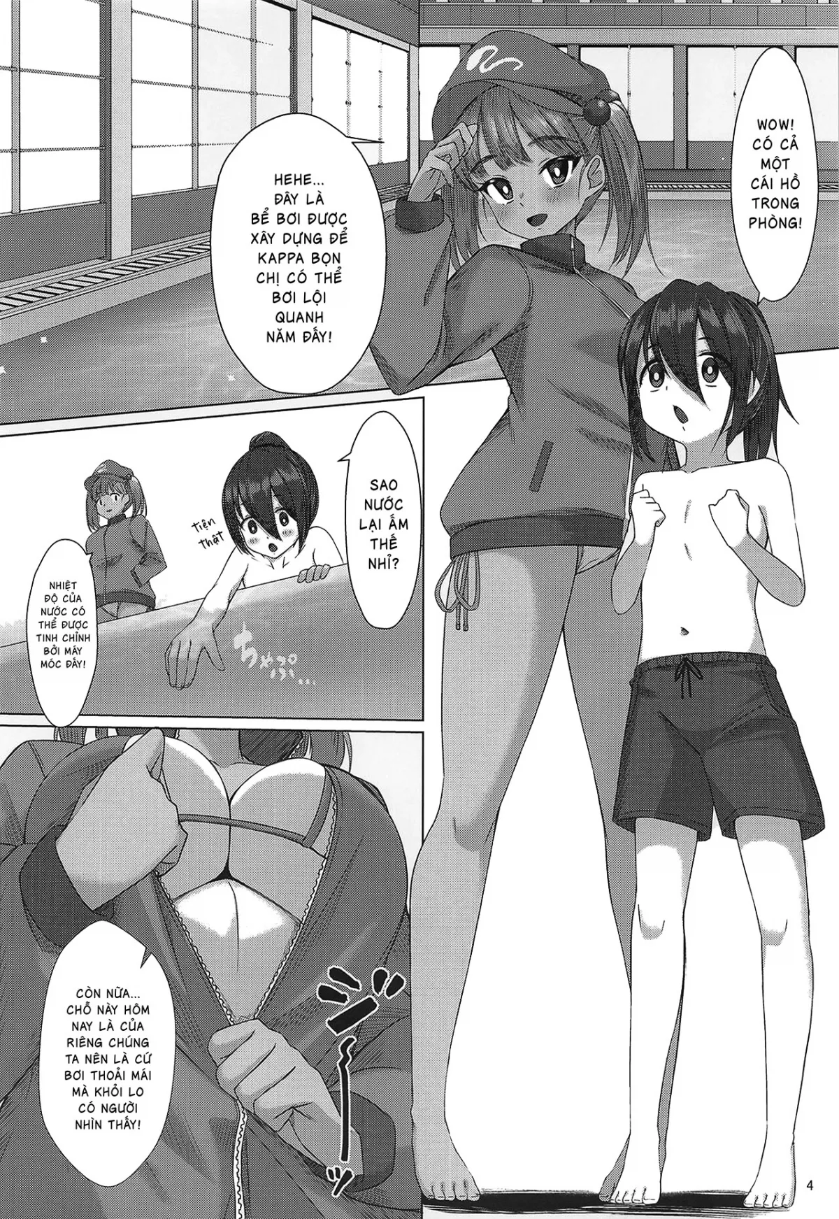 HentaiVN.net - Ảnh 4 - Hiyake Nitori no Shota-kun ~Mizugi Ecchi Hen~ - Chap 1