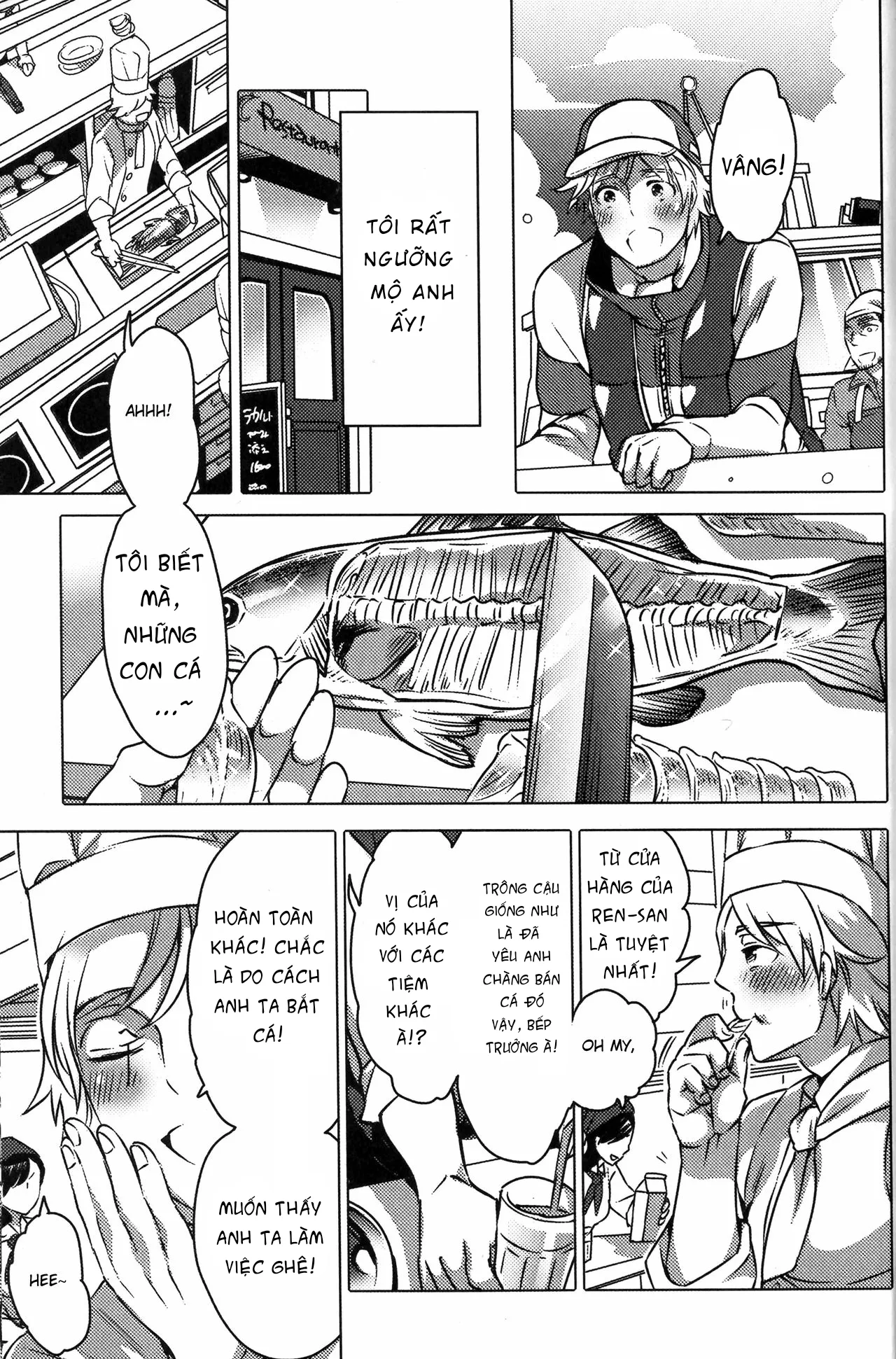 HentaiVN.net - Ảnh 4 - Ryoushi no Kimagure Sakanaryouri ~Howaitososu wo soete~ - Chap 1