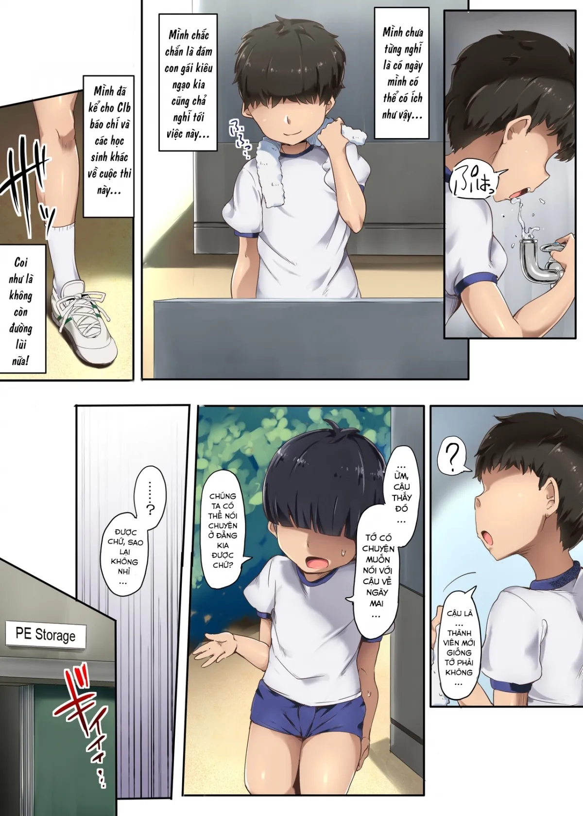 HentaiVN.net - Ảnh 6 - Ashidorei ni natta Danshi Rikujoubu [Ashidorei ni natta Danshi Rikujoubu] - Chap 1