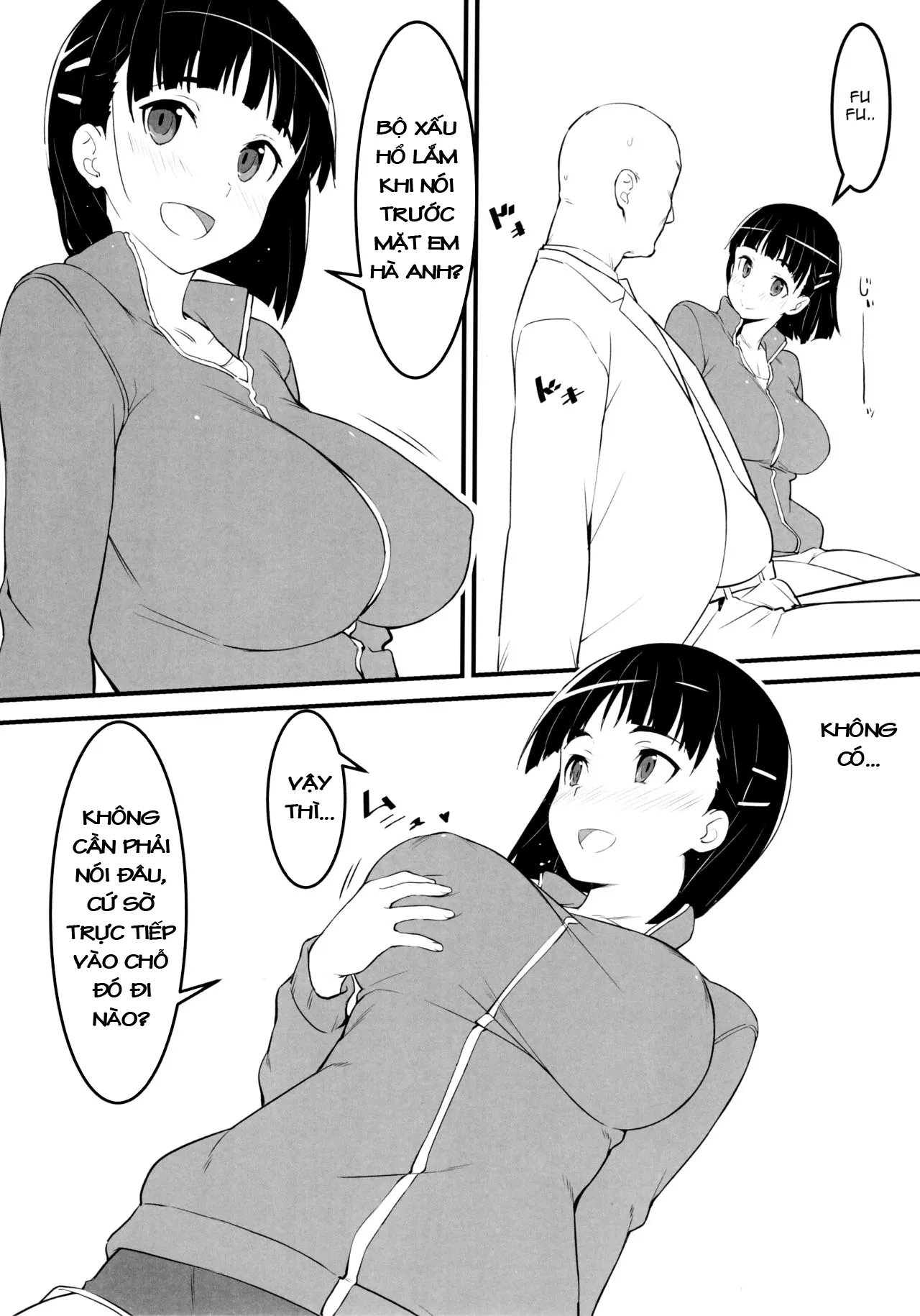 HentaiVN.net - Ảnh 7 - Suguha và ông chú đẹp zai~ [Suguha to Oji-san, Oji-san's visit to Suguha's bedroom] - Chap 2
