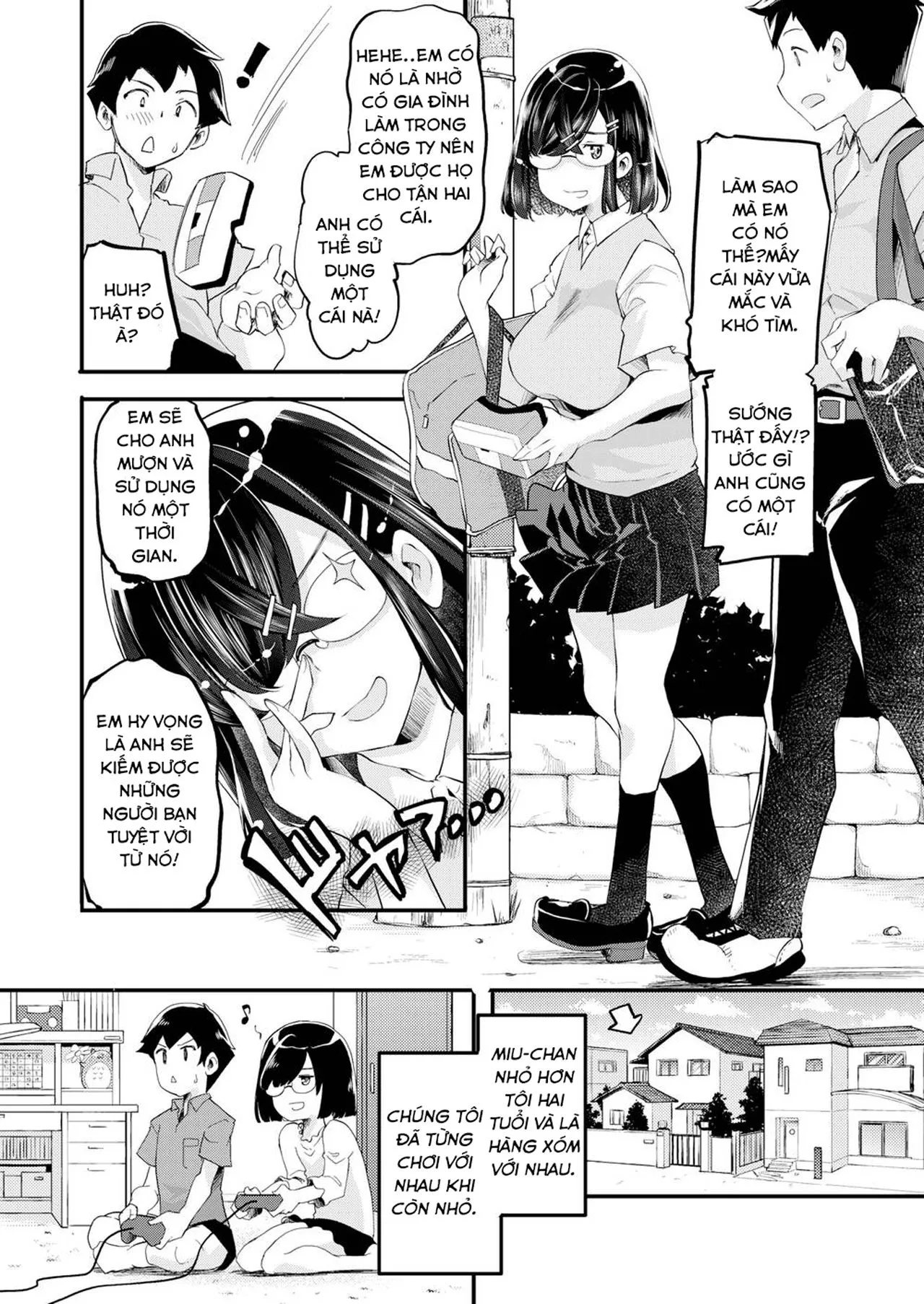 HentaiVN.net - Ảnh 5 - Chịch gái ảo hay bạn gái của tôi??? [Real Friend! VR] - Chap 1