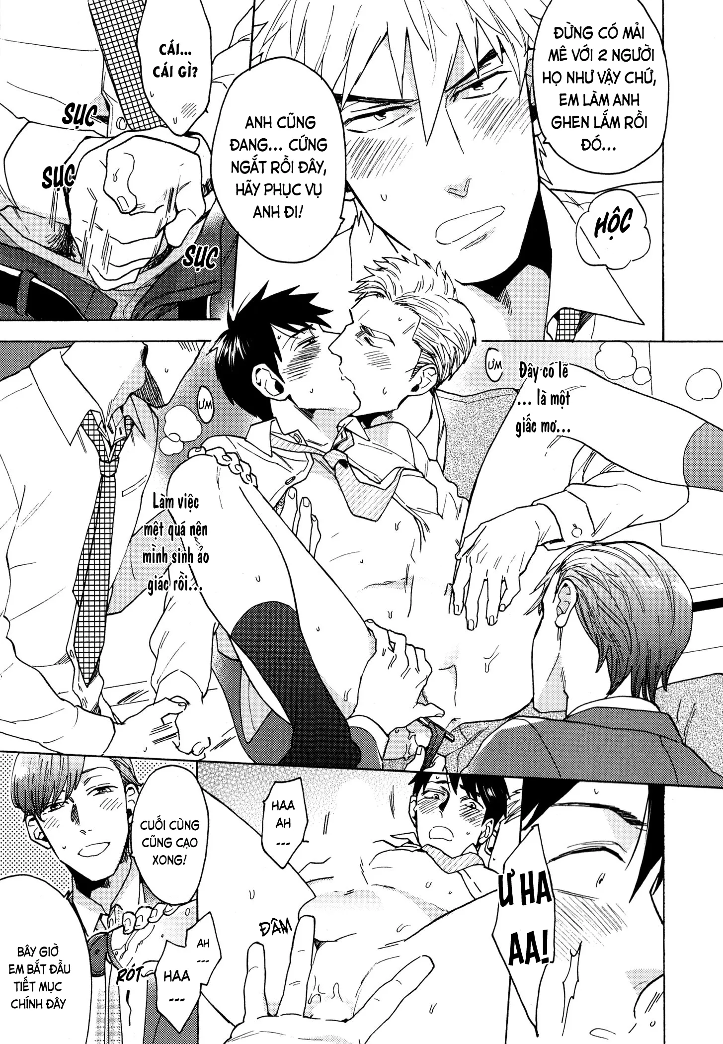 HentaiVN.net - Ảnh 25 - 4P! [Chuyện Tình Tay 4] - Chap 1