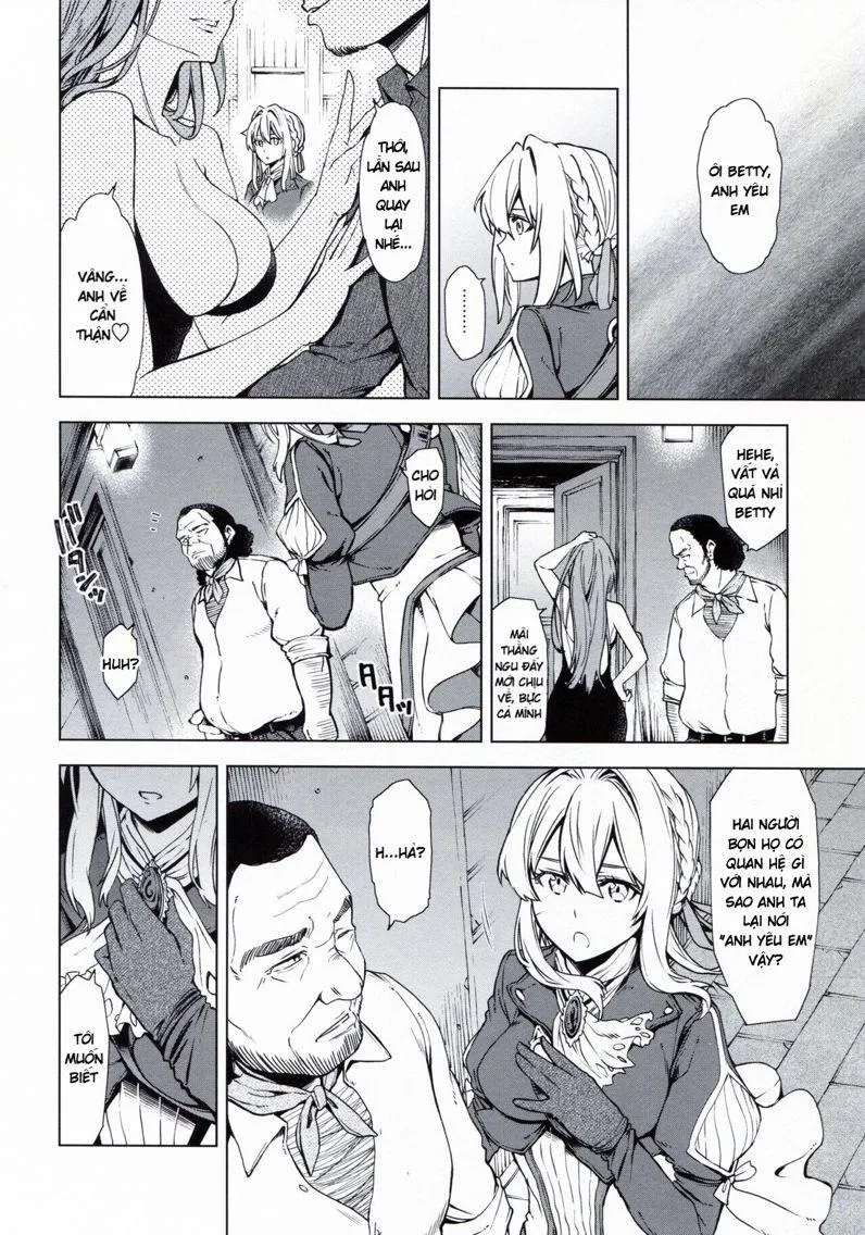 HentaiVN.net - Ảnh 5 - (I cannot) understand love. (Violet Evergarden) - Chap 1