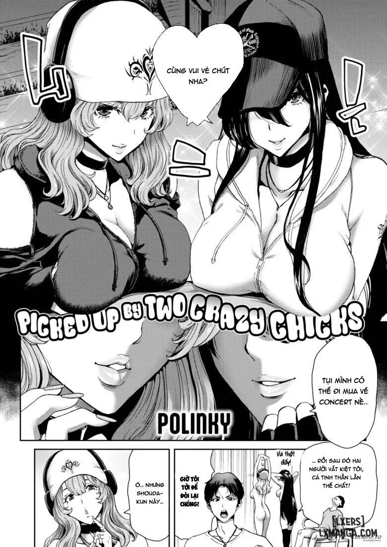 HentaiVN.net - Ảnh 2 - Picked Up By Two Crazy Chicks - Chap 1