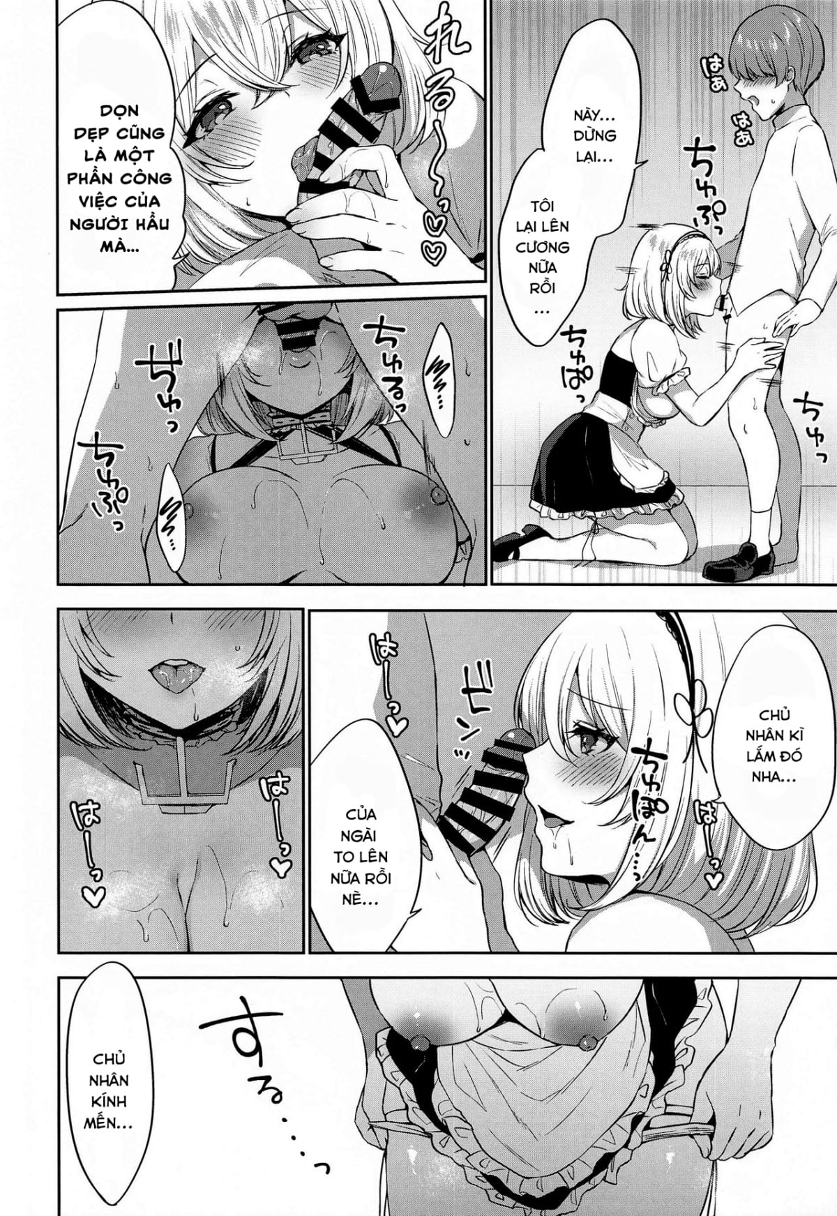 HentaiVN.net - Ảnh 9 - Ponkotsu Maid to OneShota Ecchi - Chap 1