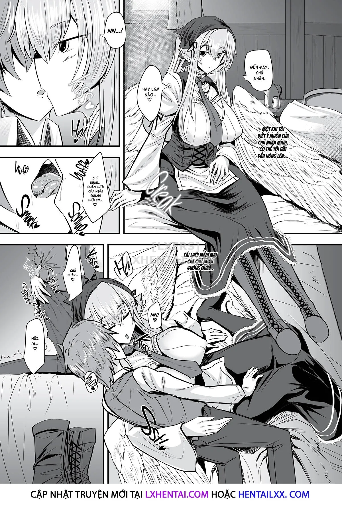 HentaiVN.net - Ảnh 13 - Feathery Maid Miss Yachiyo - Chap 1