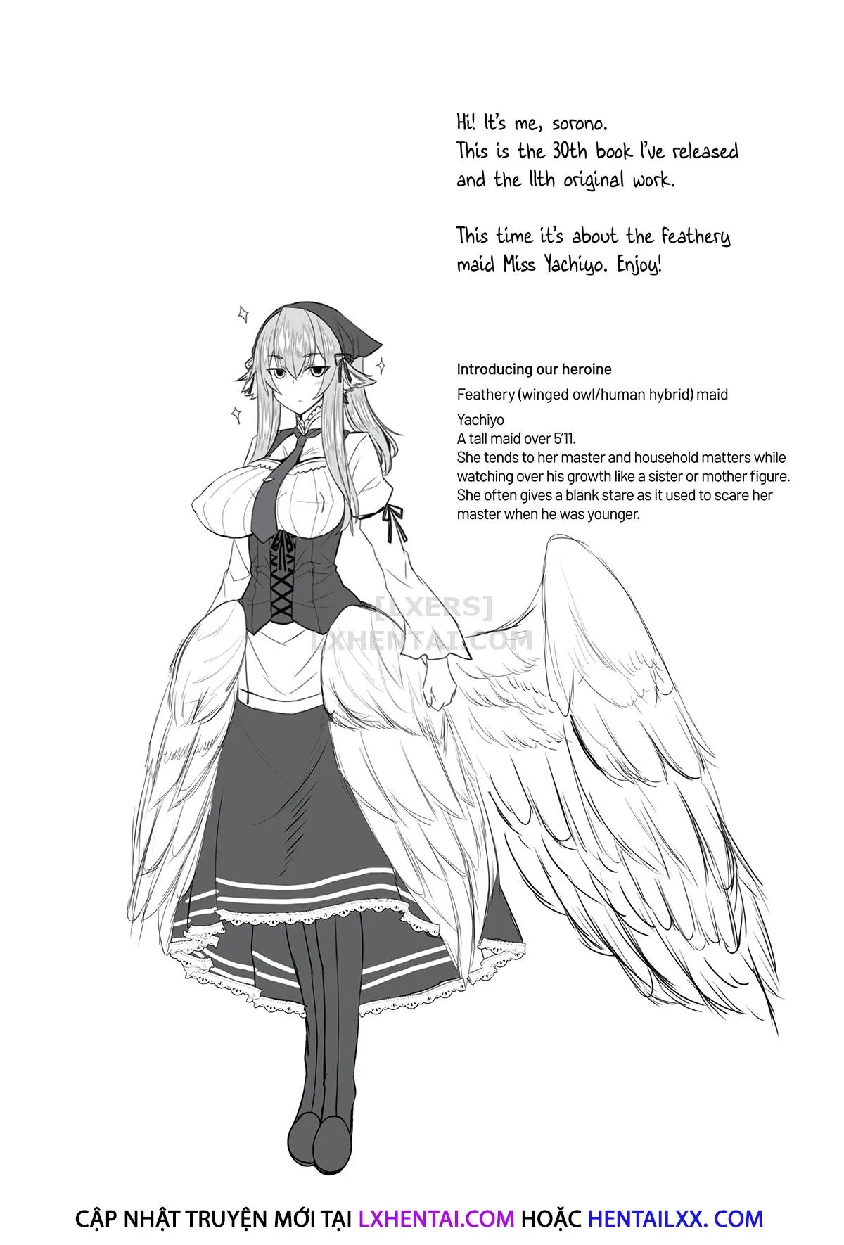 HentaiVN.net - Ảnh 6 - Feathery Maid Miss Yachiyo - Chap 1