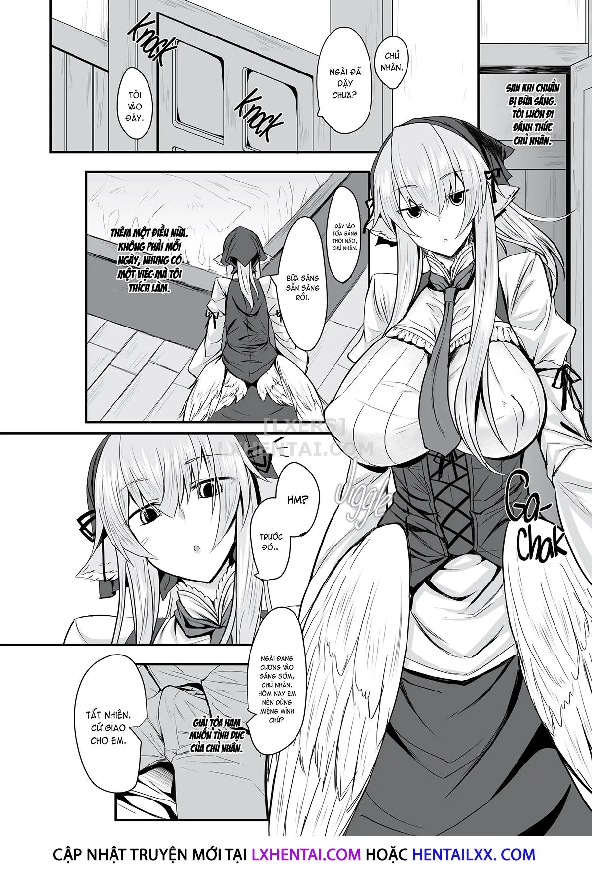 HentaiVN.net - Ảnh 8 - Feathery Maid Miss Yachiyo - Chap 1