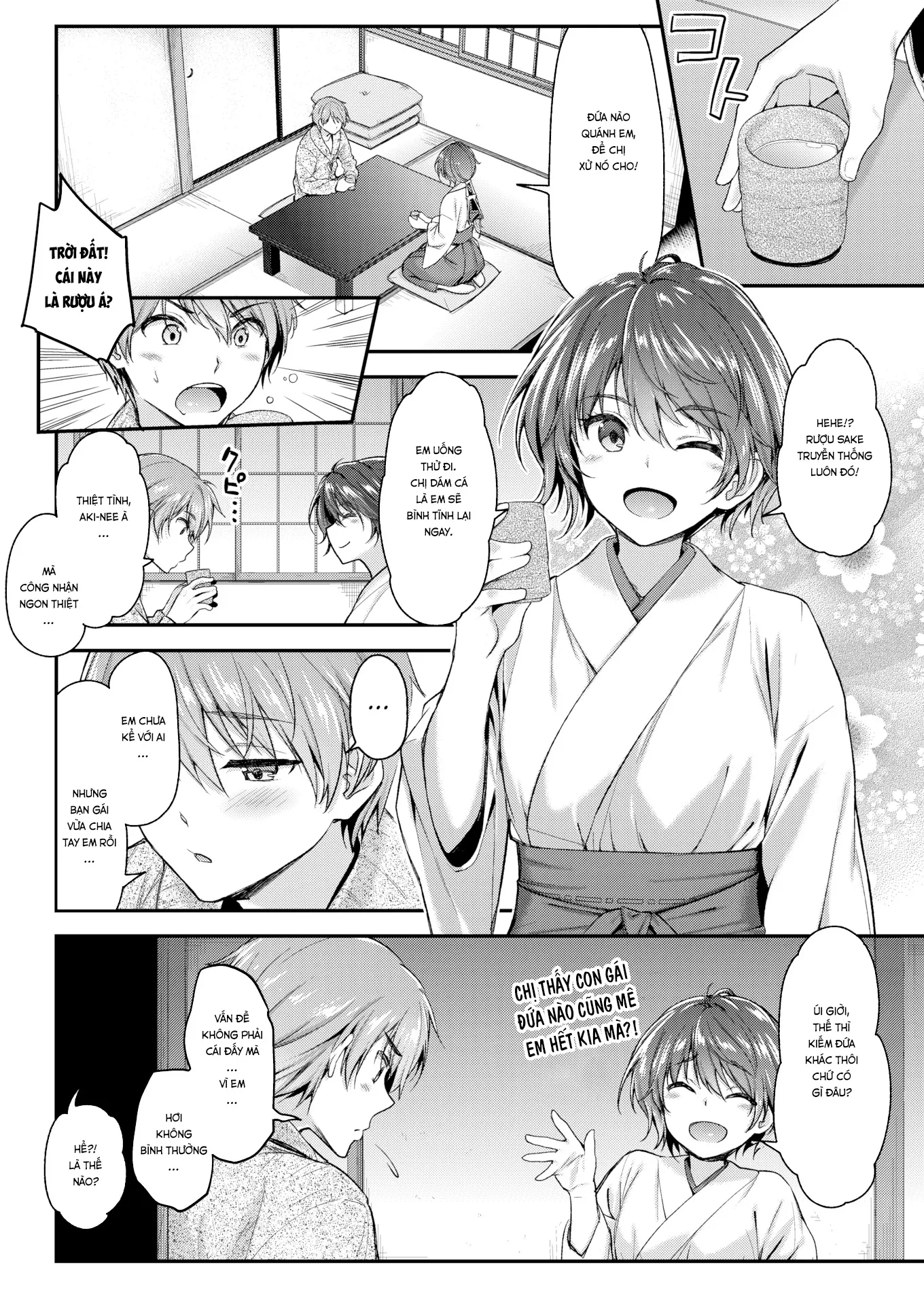 HentaiVN.net - Ảnh 3 - Bí Bách Con Cá Chà Bặc! [Huge★Complex] - Chap 1