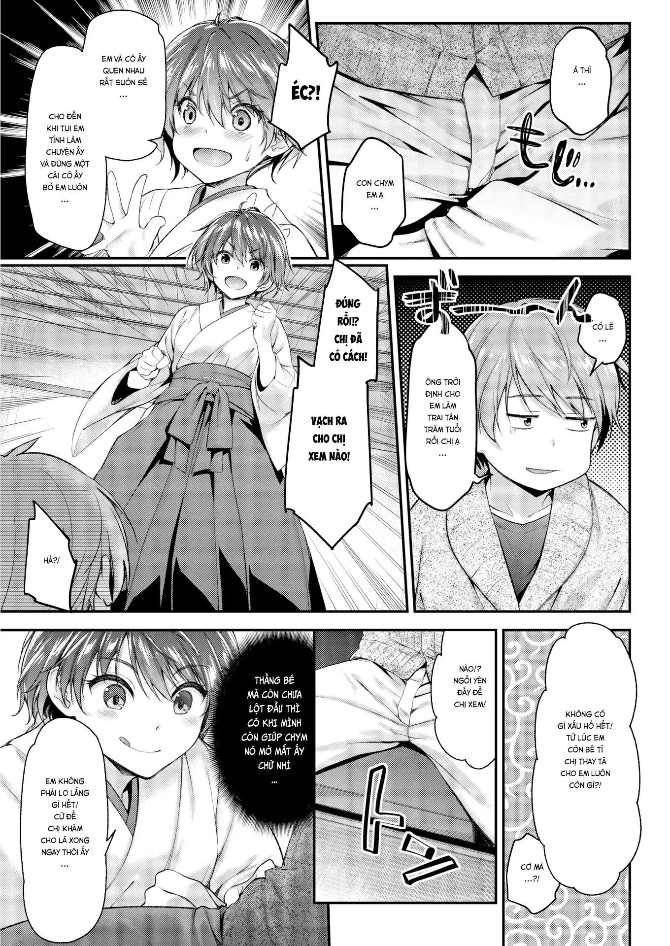 HentaiVN.net - Ảnh 4 - Bí Bách Con Cá Chà Bặc! [Huge★Complex] - Chap 1
