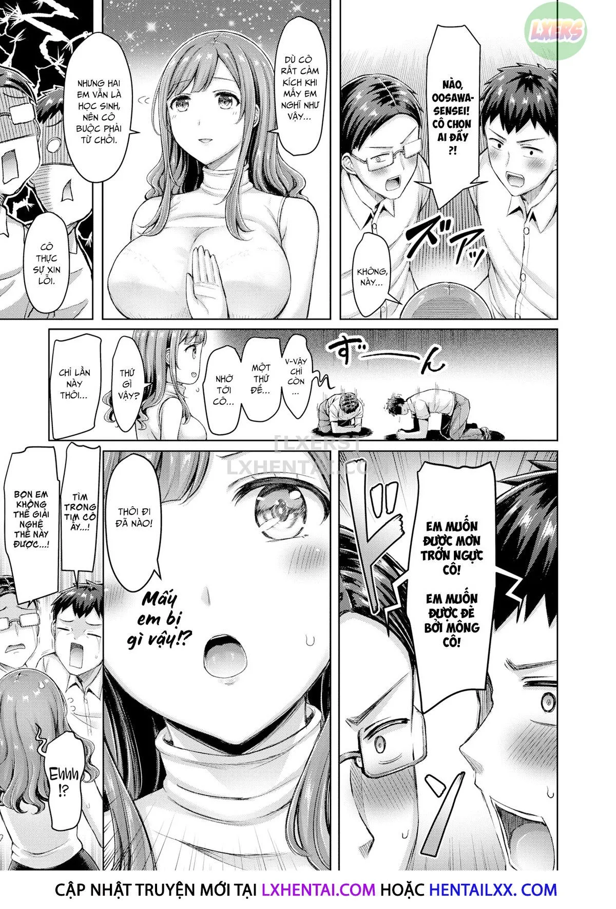 HentaiVN.net - Ảnh 4 - Ahh! Pha ngực tấn công mông phòng thủ của tuổi trẻ - Chap 1
