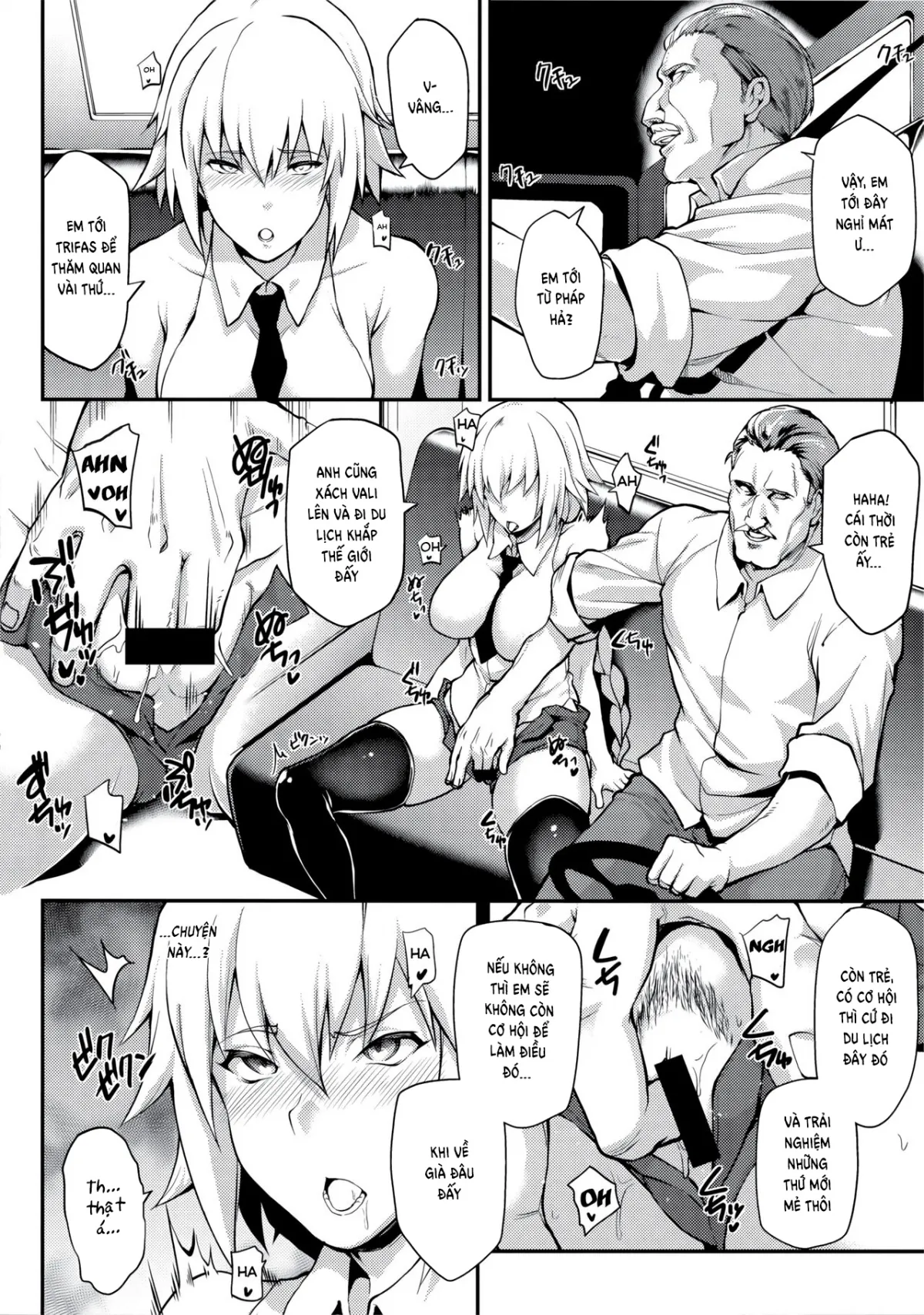 HentaiVN.net - Ảnh 5 - The Saint Who Got Forcibly Hypnotised Into Bitchhiking [Kyousei Saimin Seijo Inwai Bitch Hike] - Chap 1