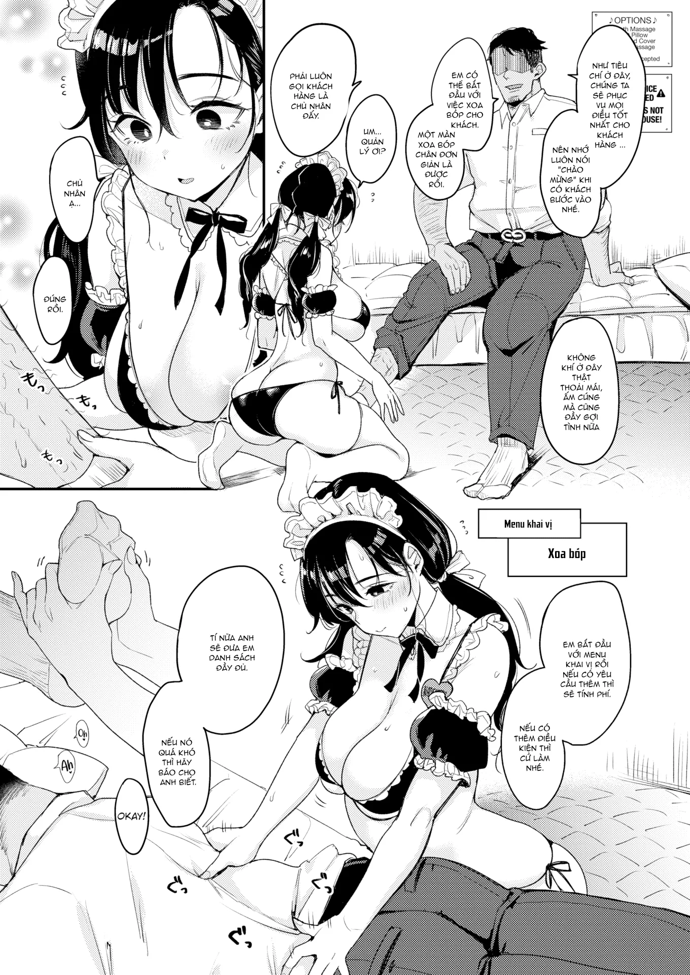 HentaiVN.net - Ảnh 3 - Nadeshiko- san không thể từ chối công việc làm thêm đầu tiên [Nadeshiko-san Just Can't Say No! ~First Part-Time Job~] - Chap 1