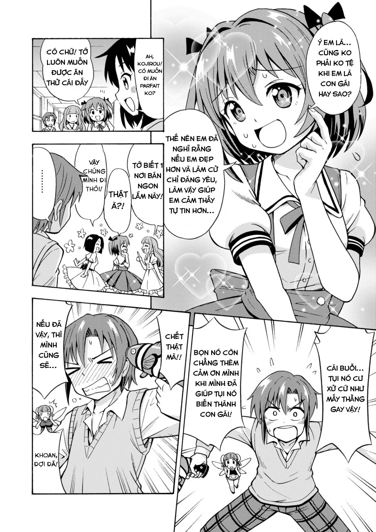 HentaiVN.net - Ảnh 12 - Cây súng biến đổi giới tính [Henshin TS Gun] - Chap 1