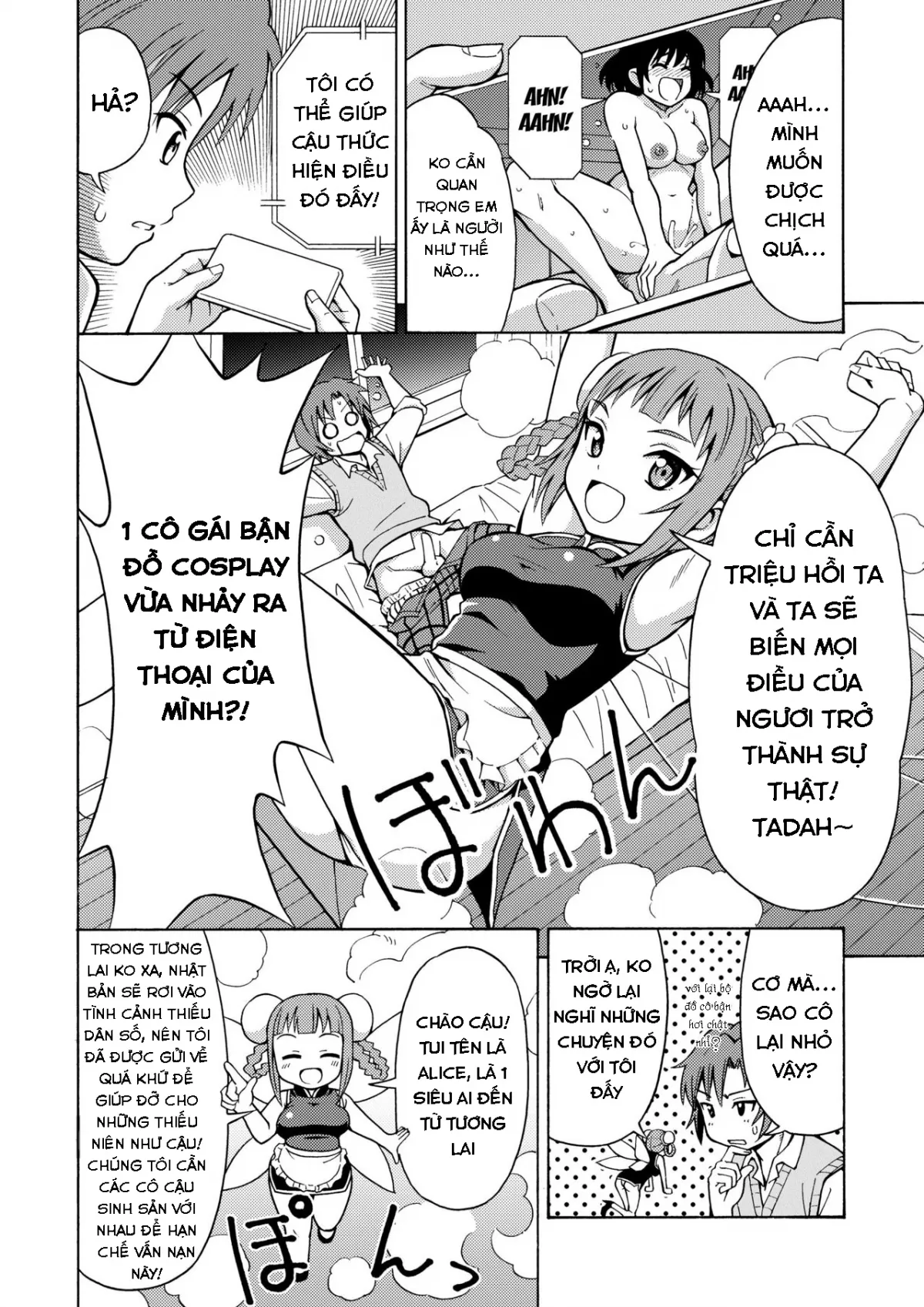 HentaiVN.net - Ảnh 4 - Cây súng biến đổi giới tính [Henshin TS Gun] - Chap 1