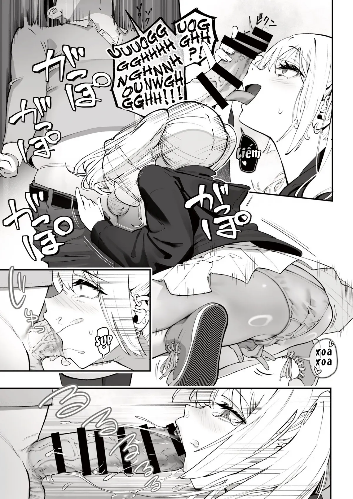 HentaiVN.net - Ảnh 17 - Cô nàng Gyaru và Anh nhân viên may mắn [Gyaru to Tenin] - Chap 1