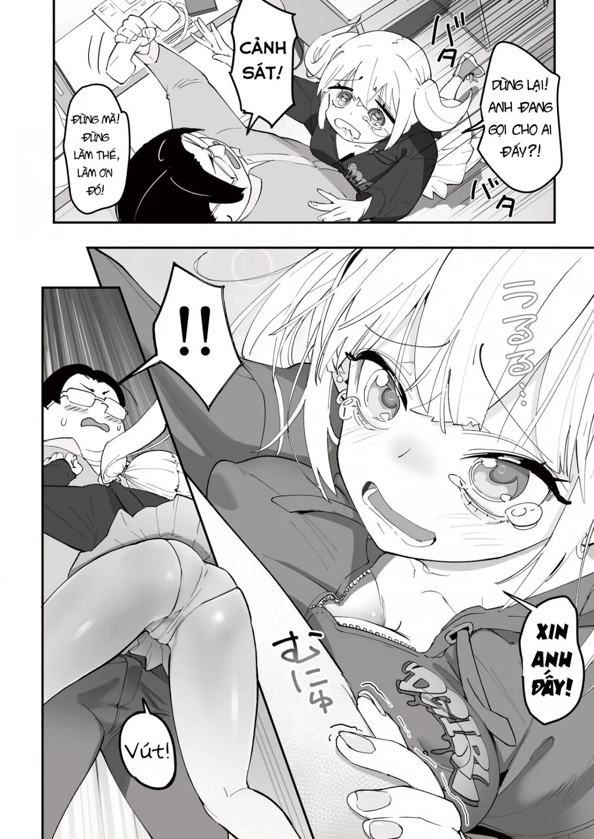 HentaiVN.net - Ảnh 4 - Cô nàng Gyaru và Anh nhân viên may mắn [Gyaru to Tenin] - Chap 1
