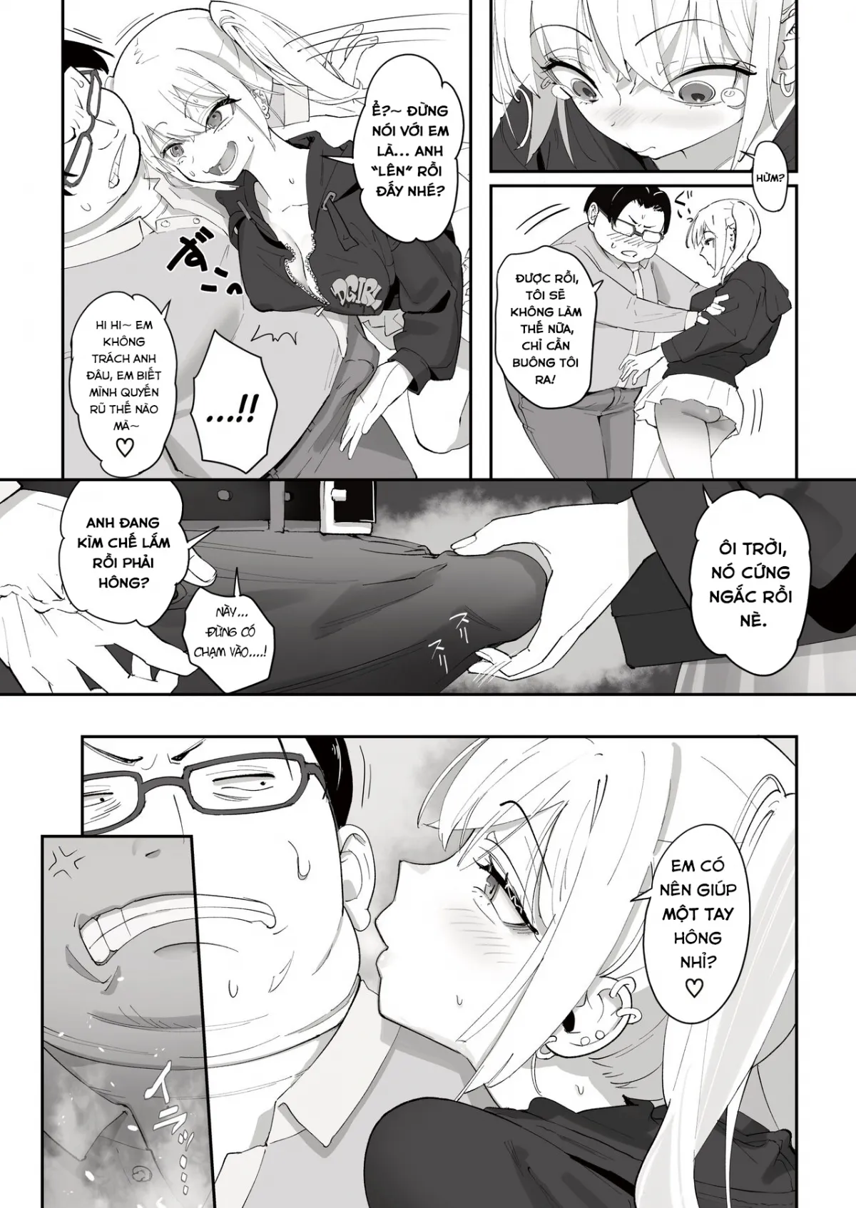 HentaiVN.net - Ảnh 5 - Cô nàng Gyaru và Anh nhân viên may mắn [Gyaru to Tenin] - Chap 1