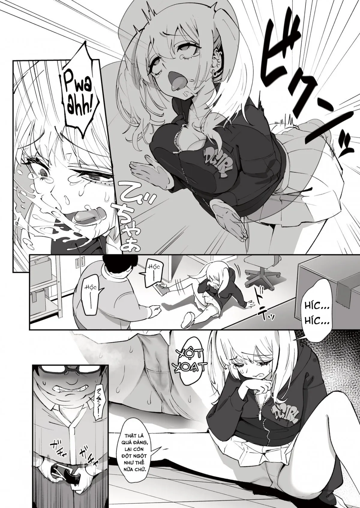 HentaiVN.net - Ảnh 8 - Cô nàng Gyaru và Anh nhân viên may mắn [Gyaru to Tenin] - Chap 1