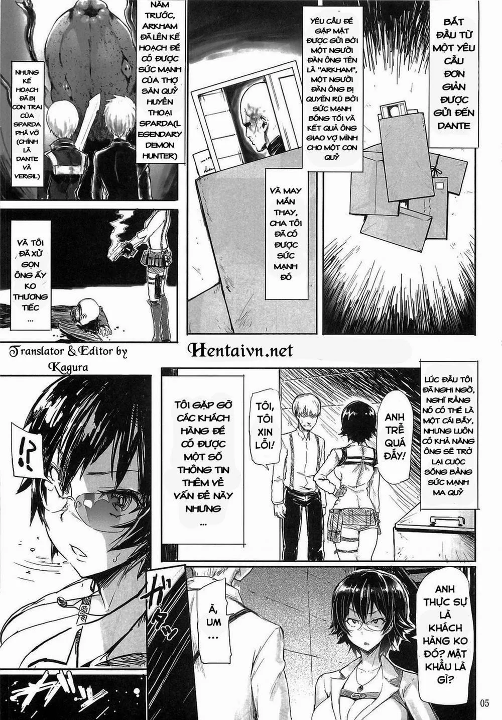 HentaiVN.net - Ảnh 5 - Mission 1 (Devil May Cry 4) - Chap 1