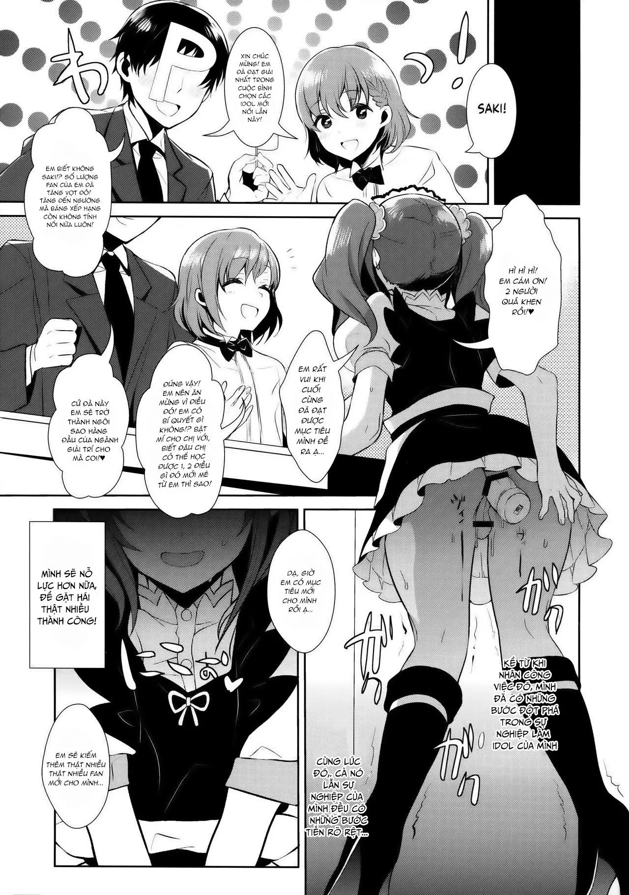 HentaiVN.net - Ảnh 20 - Otokonoko Idol no Uragawa (The Idolmaster) [Công việc làm thêm của Idol] - Chap 1