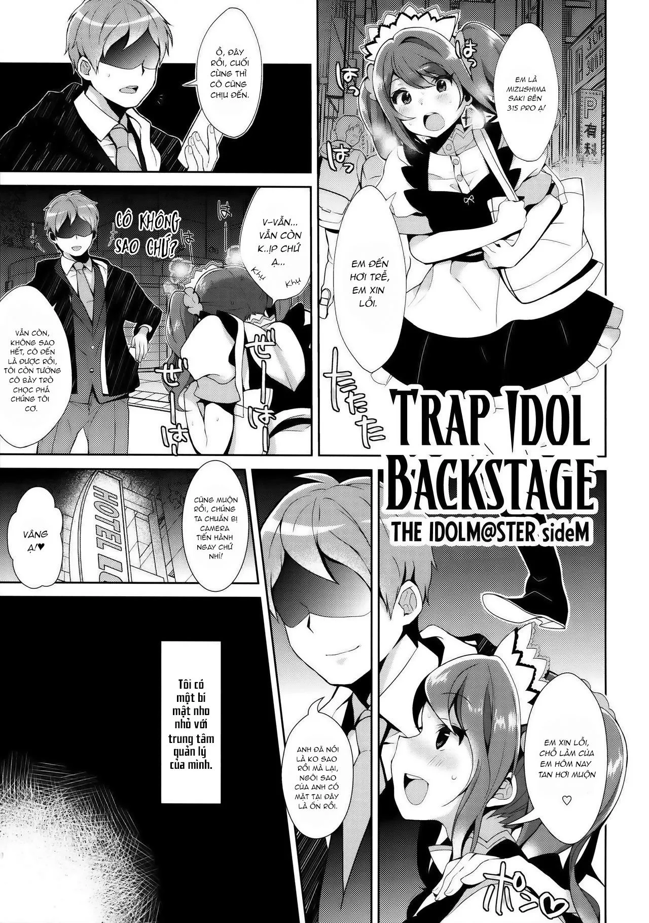 HentaiVN.net - Ảnh 4 - Otokonoko Idol no Uragawa (The Idolmaster) [Công việc làm thêm của Idol] - Chap 1