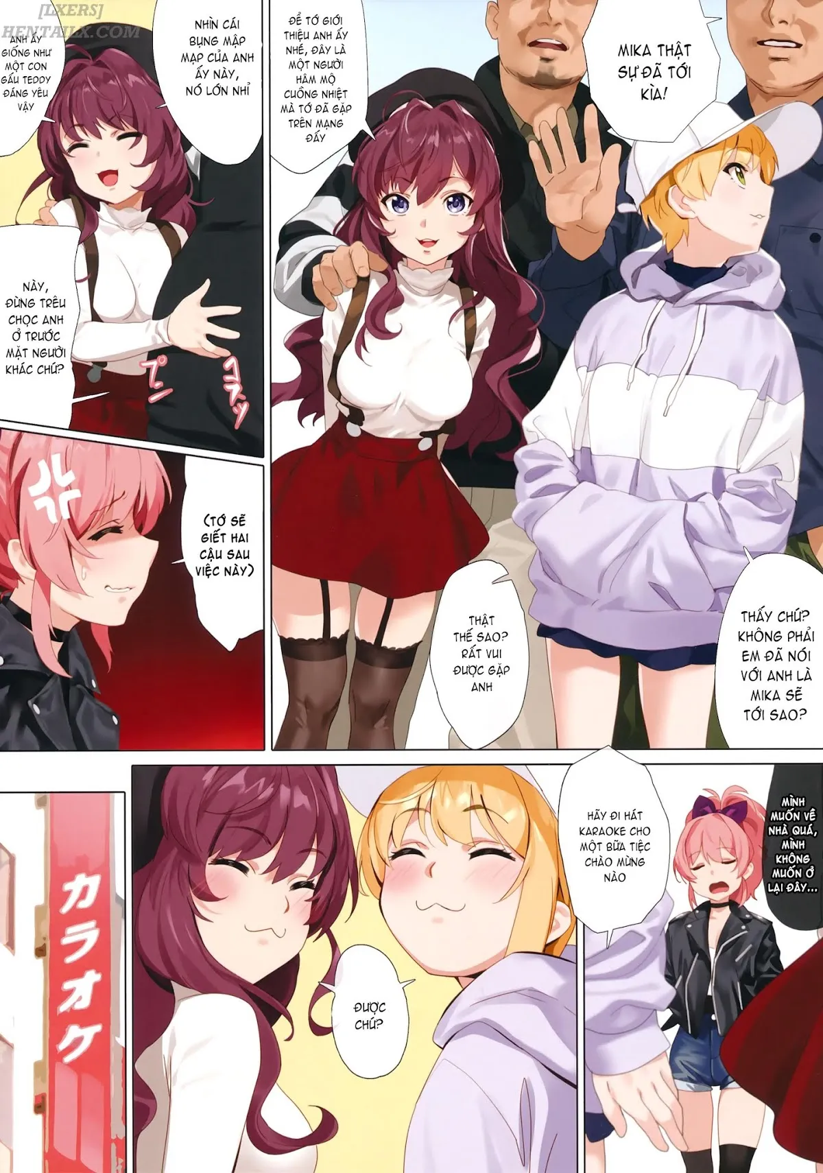 HentaiVN.net - Ảnh 5 - Hasamiuchi (The Idolmaster) - Chap 1