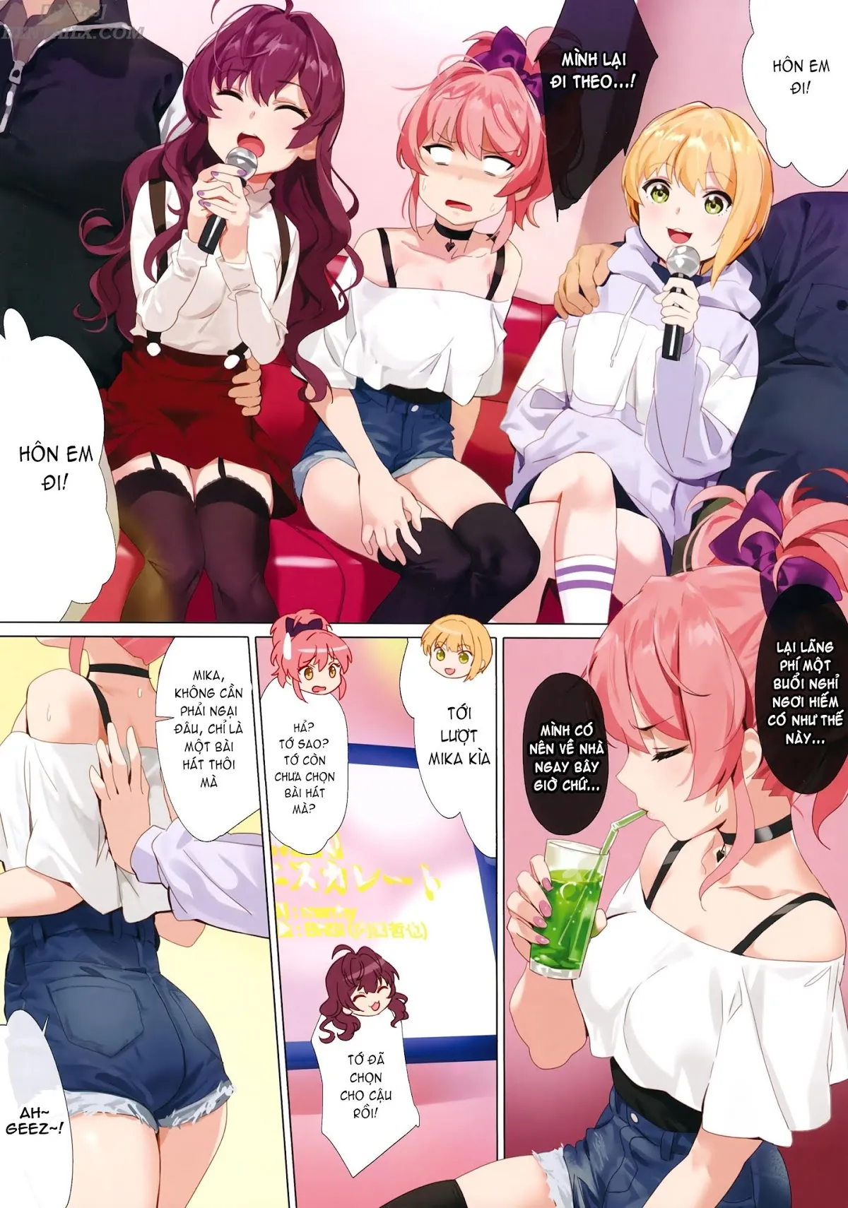 HentaiVN.net - Ảnh 6 - Hasamiuchi (The Idolmaster) - Chap 1