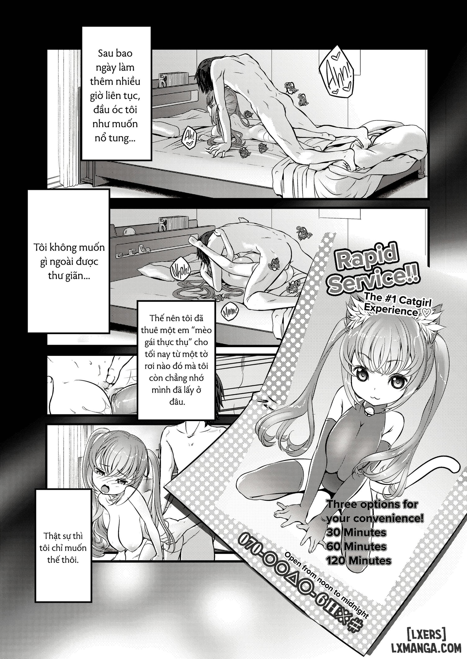 HentaiVN.net - Ảnh 4 - The Catgirl and the Sysadmin - Chap 1