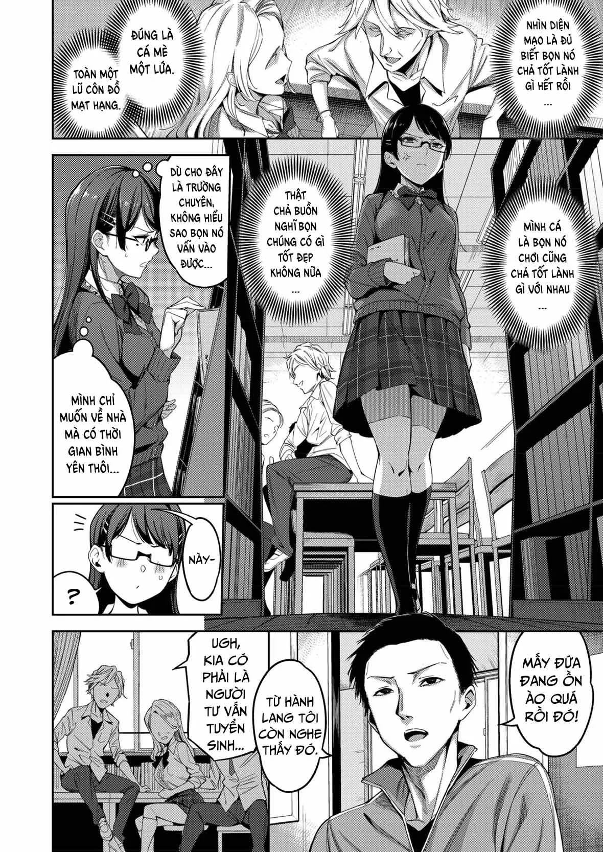 HentaiVN.net - Ảnh 3 - Anh thầy giáo may mắn và cô học sinh đen đủi [Tadashii Gomu no Tsukaikata] - Chap 1