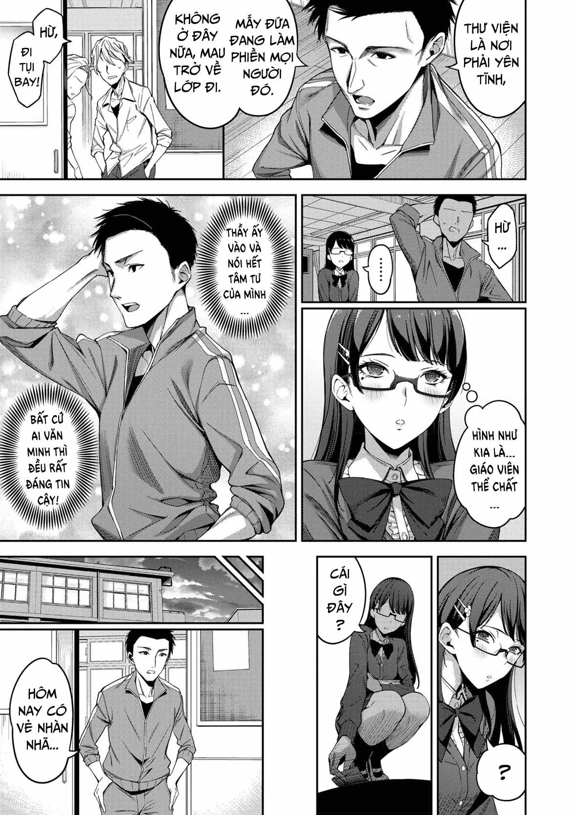 HentaiVN.net - Ảnh 4 - Anh thầy giáo may mắn và cô học sinh đen đủi [Tadashii Gomu no Tsukaikata] - Chap 1