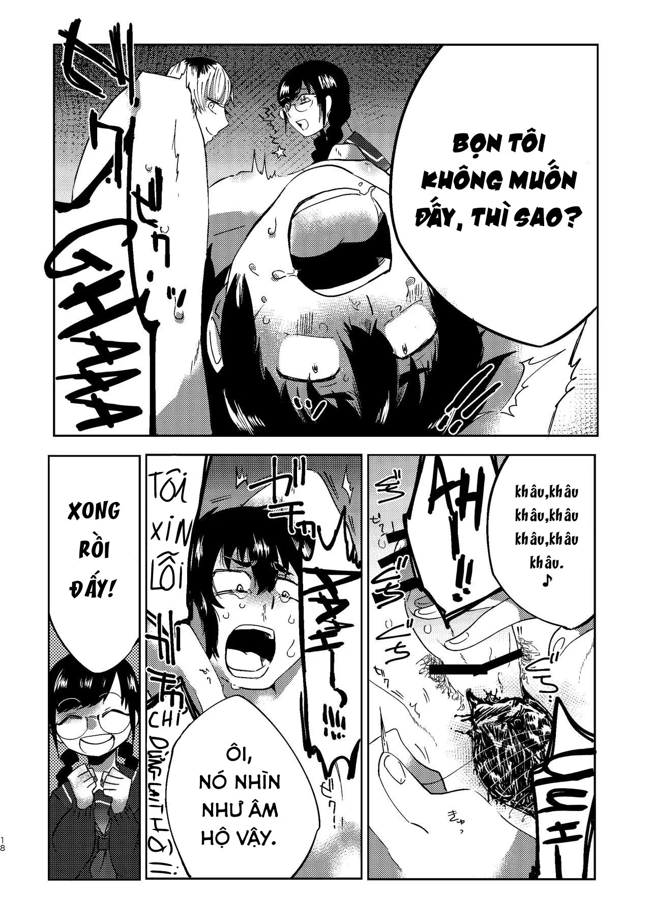 HentaiVN.net - Ảnh 19 - Zen Jinrui Kaizoukei Joshi-ka Keikaku 1 [Kế hoạch biến cả thế giới thành gái] - Chap 1