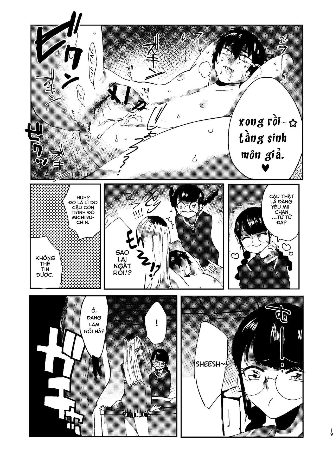 HentaiVN.net - Ảnh 20 - Zen Jinrui Kaizoukei Joshi-ka Keikaku 1 [Kế hoạch biến cả thế giới thành gái] - Chap 1