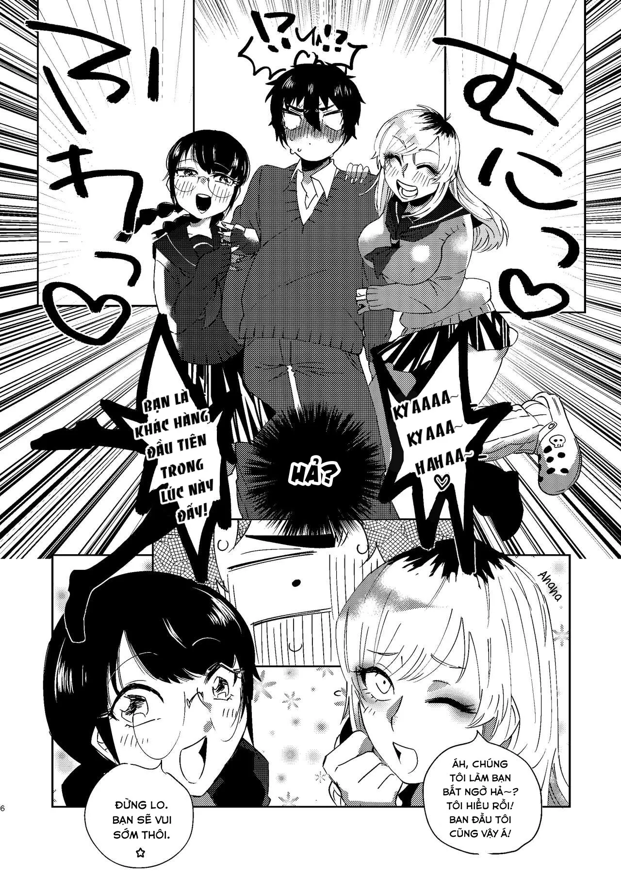 HentaiVN.net - Ảnh 7 - Zen Jinrui Kaizoukei Joshi-ka Keikaku 1 [Kế hoạch biến cả thế giới thành gái] - Chap 1