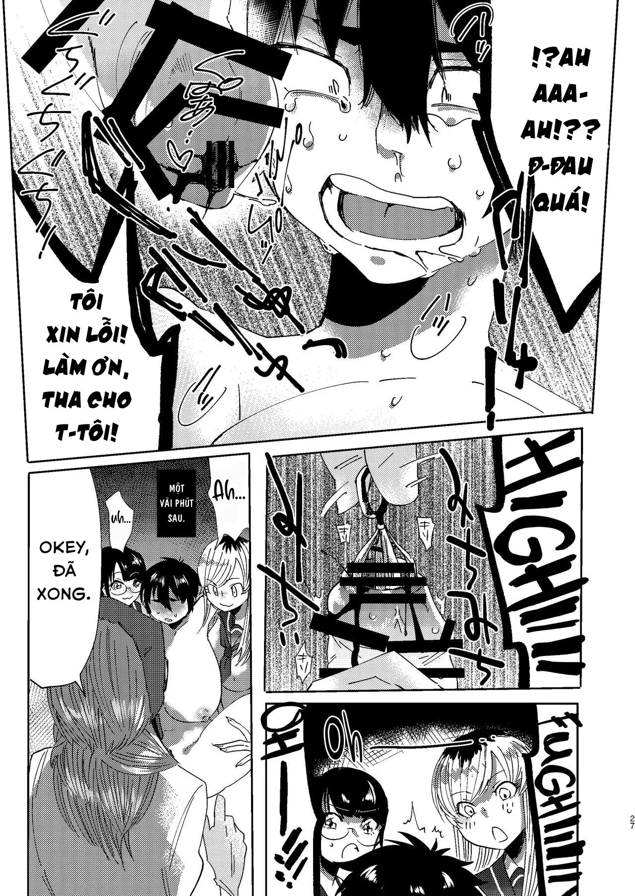 HentaiVN.net - Ảnh 5 - Zen Jinrui Kaizoukei Joshi-ka Keikaku 1 [Kế hoạch biến cả thế giới thành gái] - Chap 2