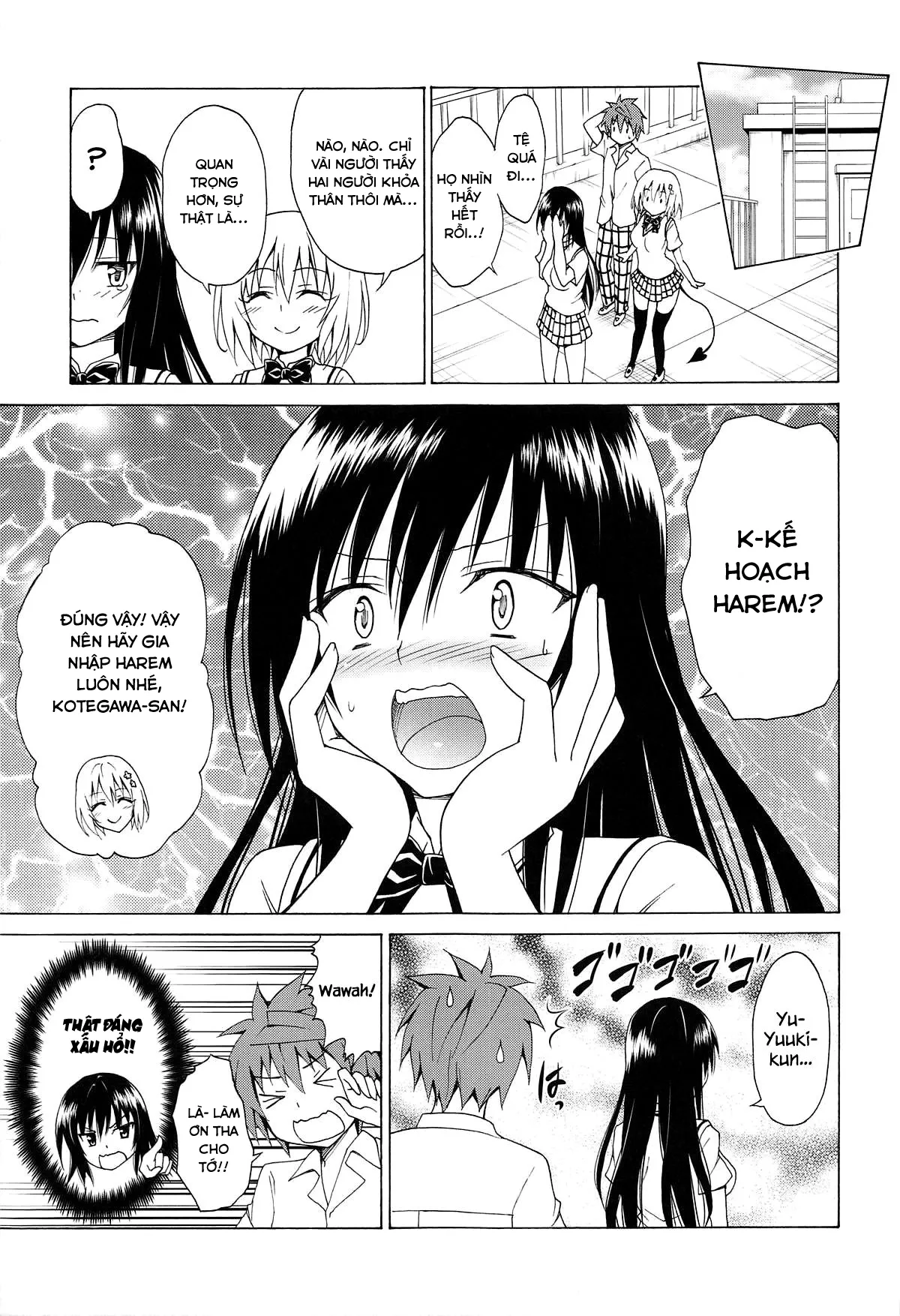 HentaiVN.net - Ảnh 34 - Mezase! Rakuen Keikaku Vol 5 (To LOVE-Ru) - Chap 1