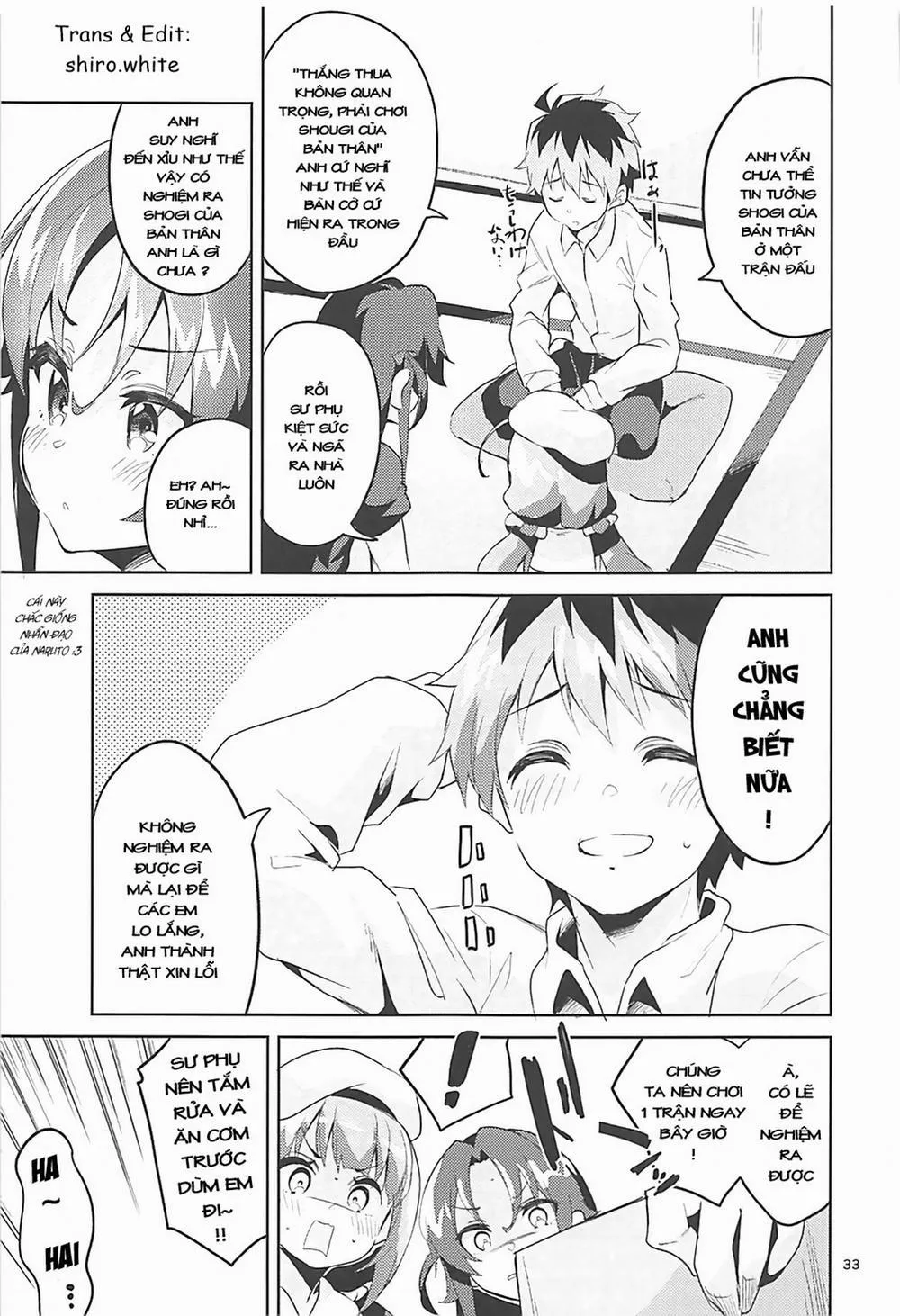 HentaiVN.net - Ảnh 32 - [Loli] Otsukaresama desu Shisho (Ryuuou no Oshigoto!) - Chap 1