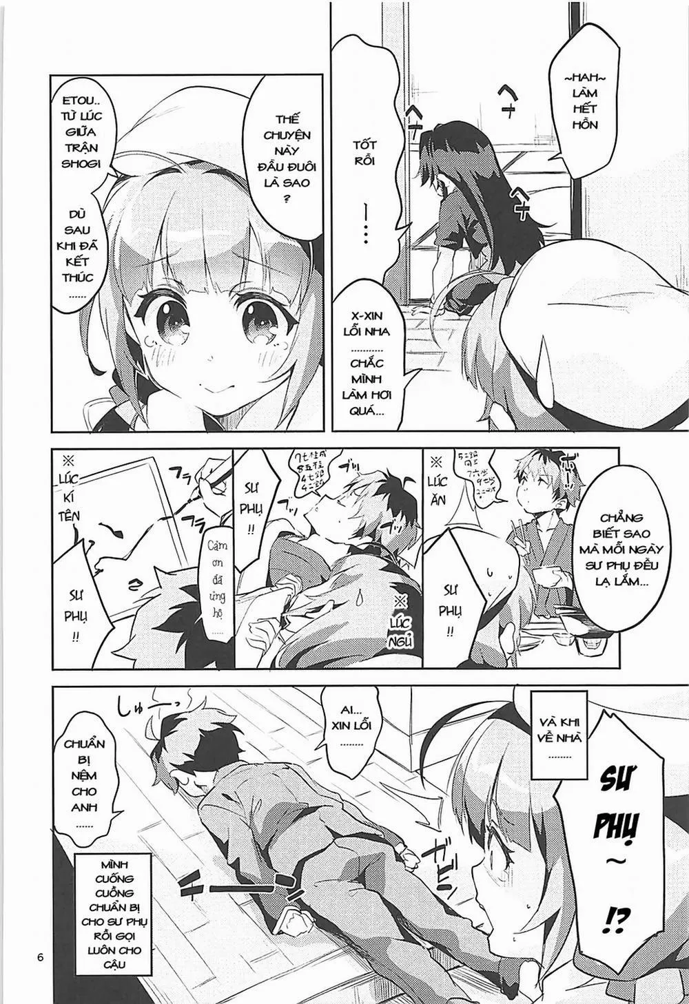 HentaiVN.net - Ảnh 5 - [Loli] Otsukaresama desu Shisho (Ryuuou no Oshigoto!) - Chap 1