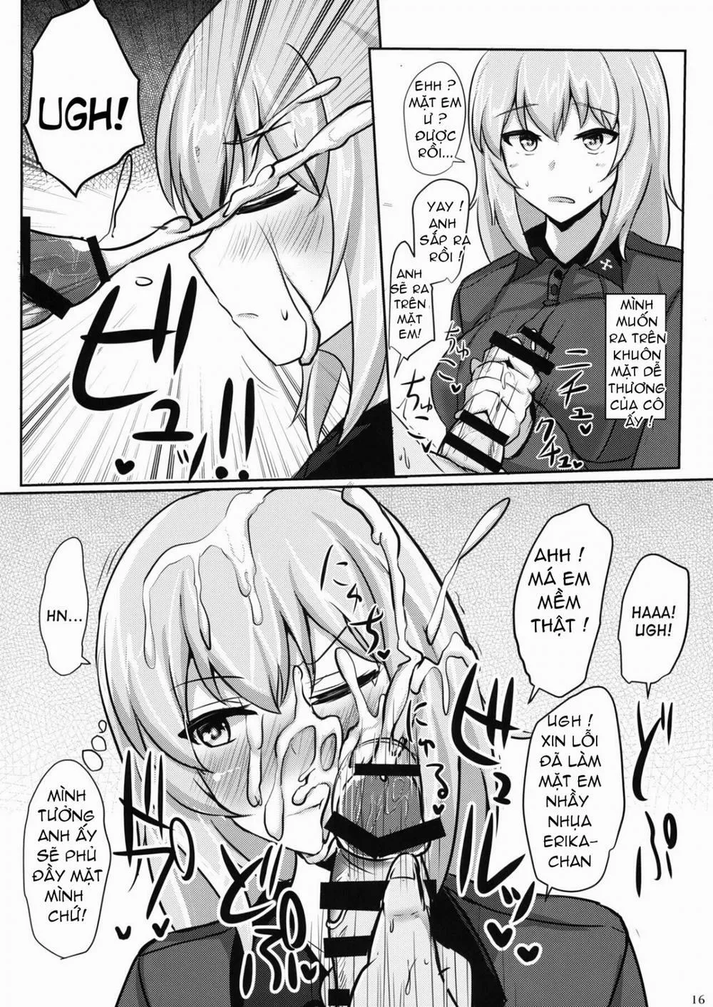 HentaiVN.net - Ảnh 14 - Onayami Itsumi-san (Girls und Panzer) - Chap 1