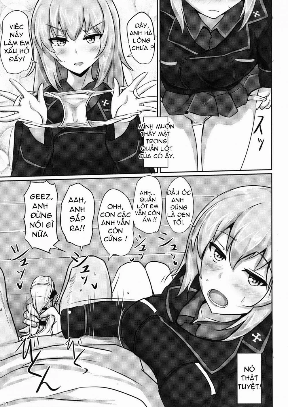 HentaiVN.net - Ảnh 15 - Onayami Itsumi-san (Girls und Panzer) - Chap 1