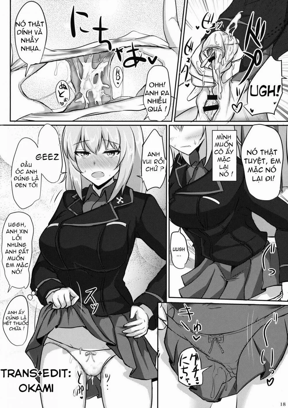 HentaiVN.net - Ảnh 16 - Onayami Itsumi-san (Girls und Panzer) - Chap 1