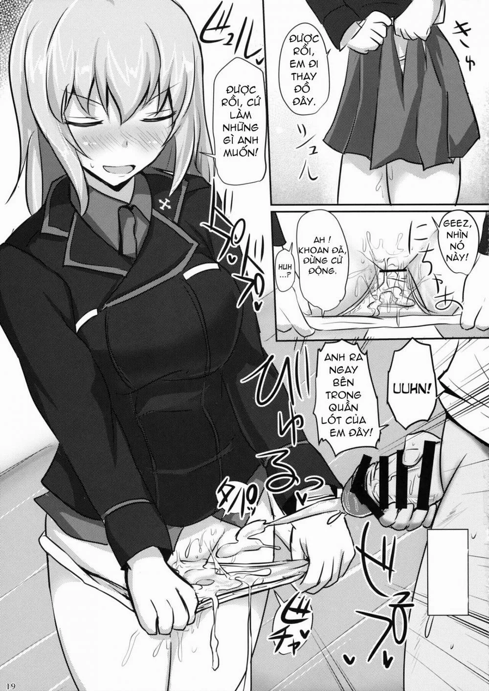 HentaiVN.net - Ảnh 17 - Onayami Itsumi-san (Girls und Panzer) - Chap 1