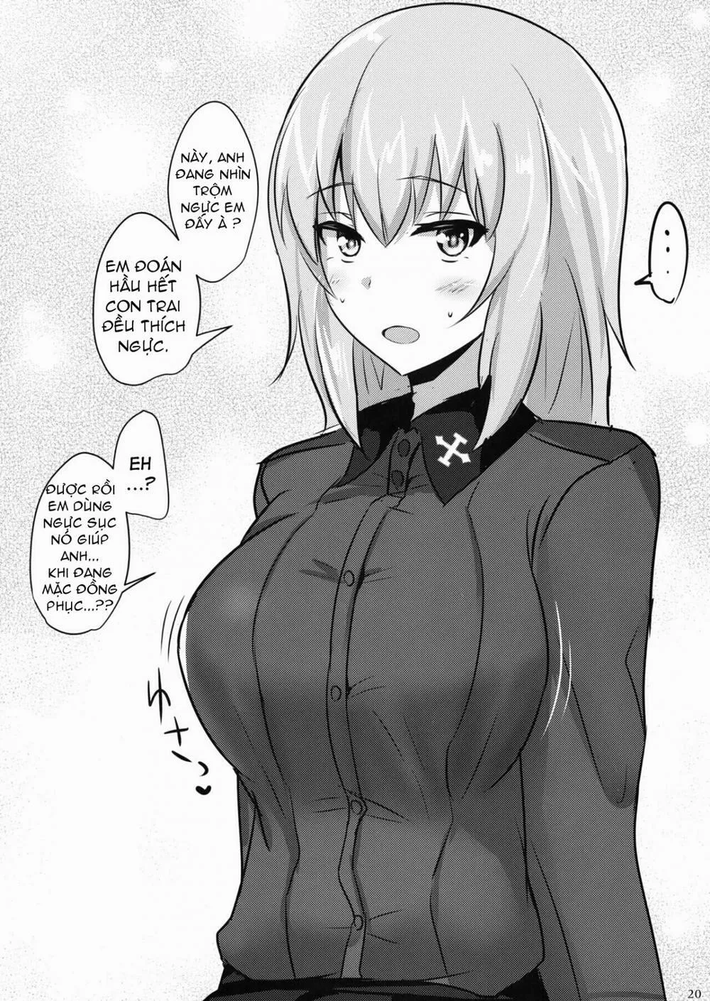 HentaiVN.net - Ảnh 18 - Onayami Itsumi-san (Girls und Panzer) - Chap 1