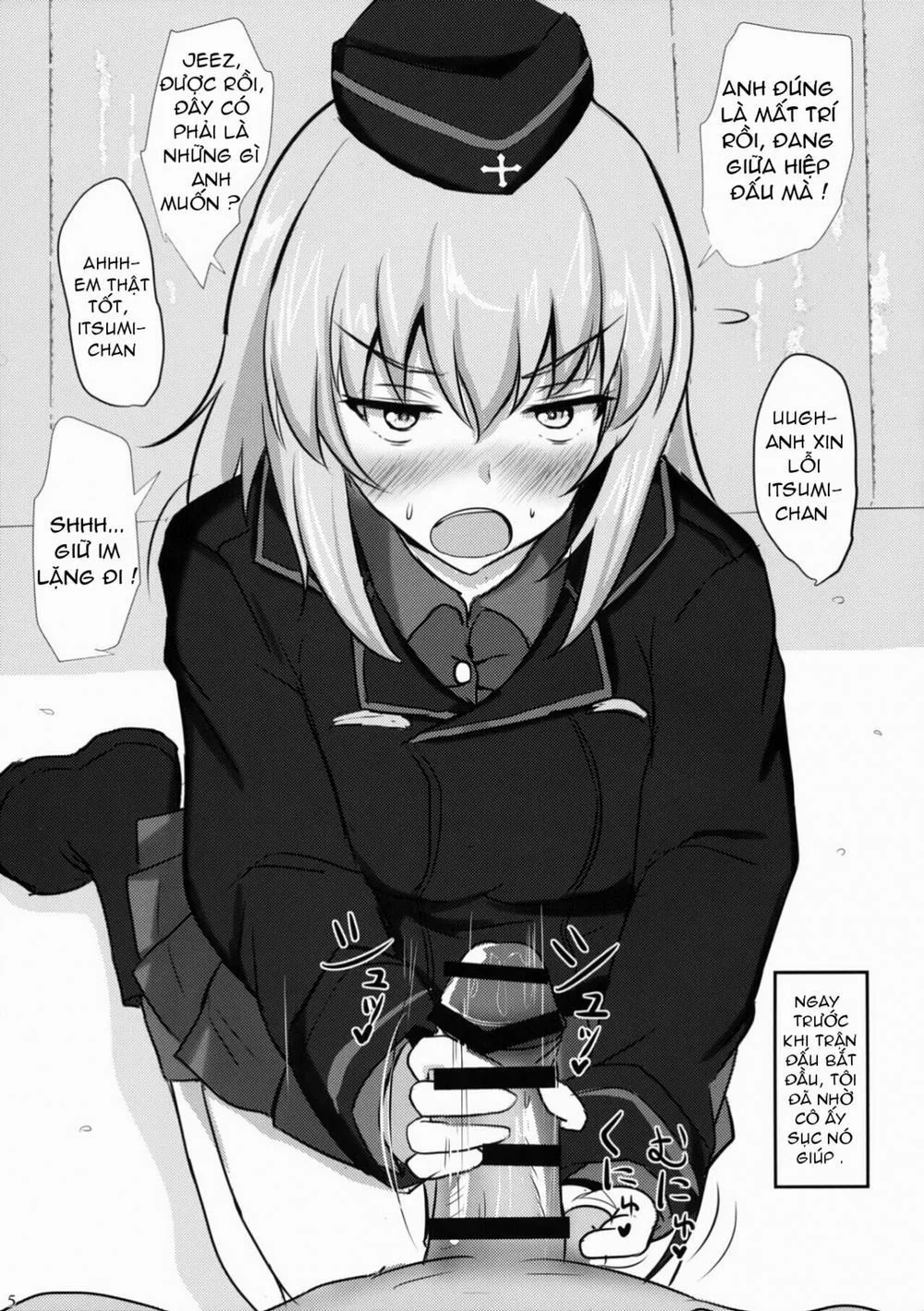 HentaiVN.net - Ảnh 4 - Onayami Itsumi-san (Girls und Panzer) - Chap 1