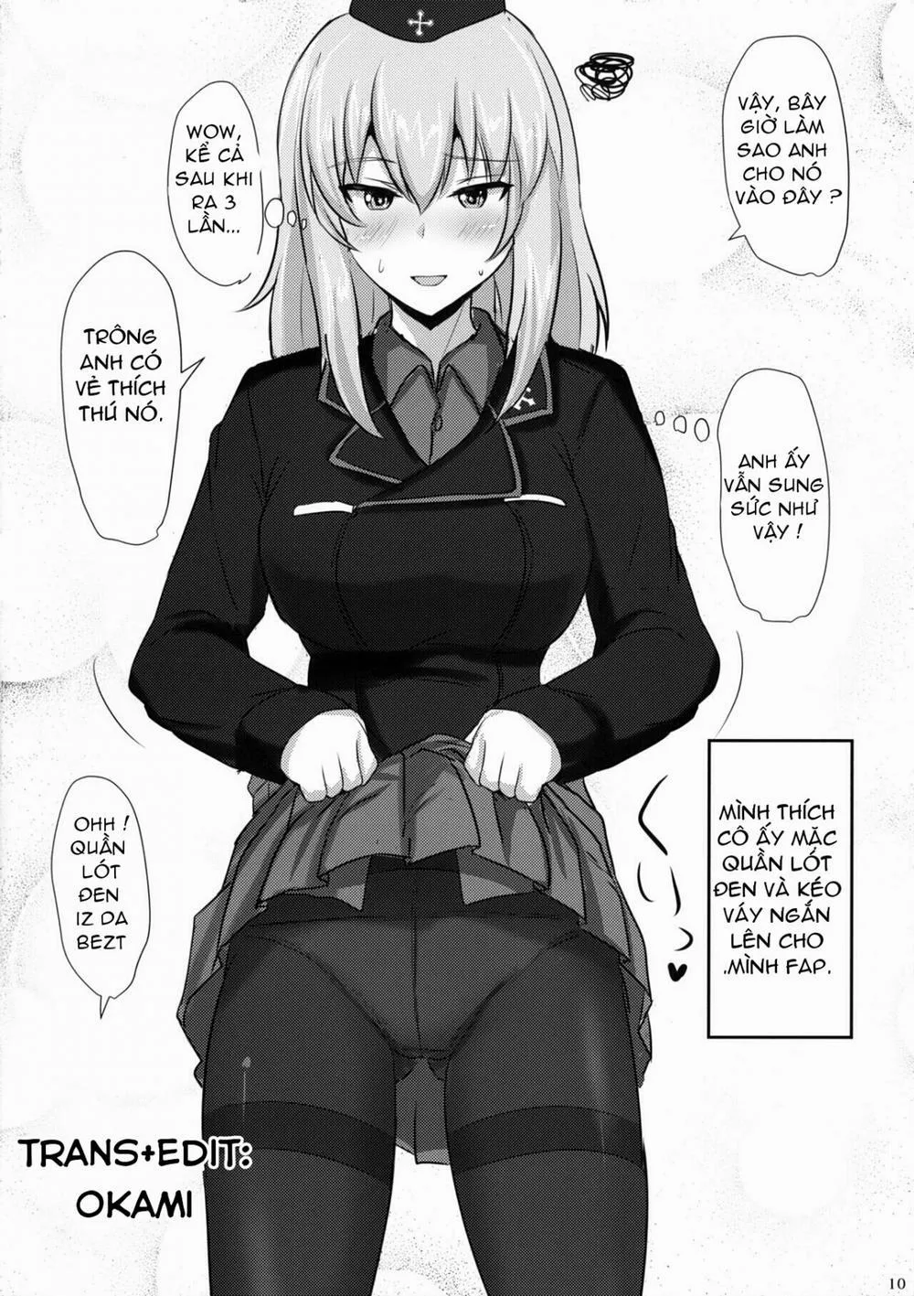 HentaiVN.net - Ảnh 9 - Onayami Itsumi-san (Girls und Panzer) - Chap 1