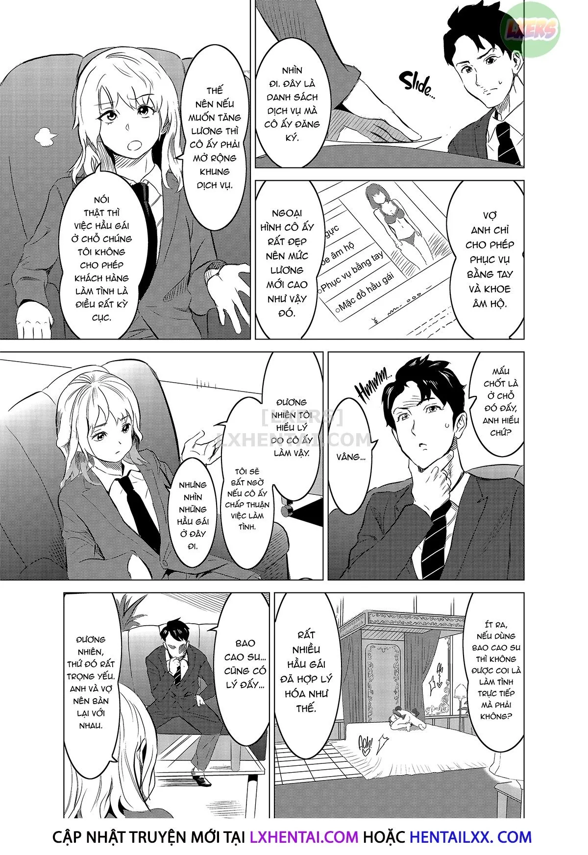 HentaiVN.net - Ảnh 17 - Tôi bắt vợ tôi làm việc tại nhà thổ - Chap 1