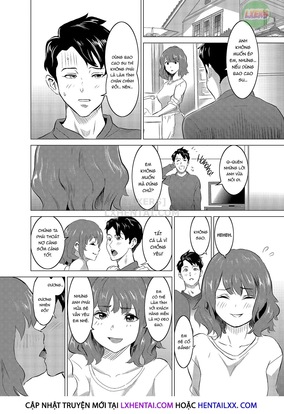 HentaiVN.net - Ảnh 18 - Tôi bắt vợ tôi làm việc tại nhà thổ - Chap 1