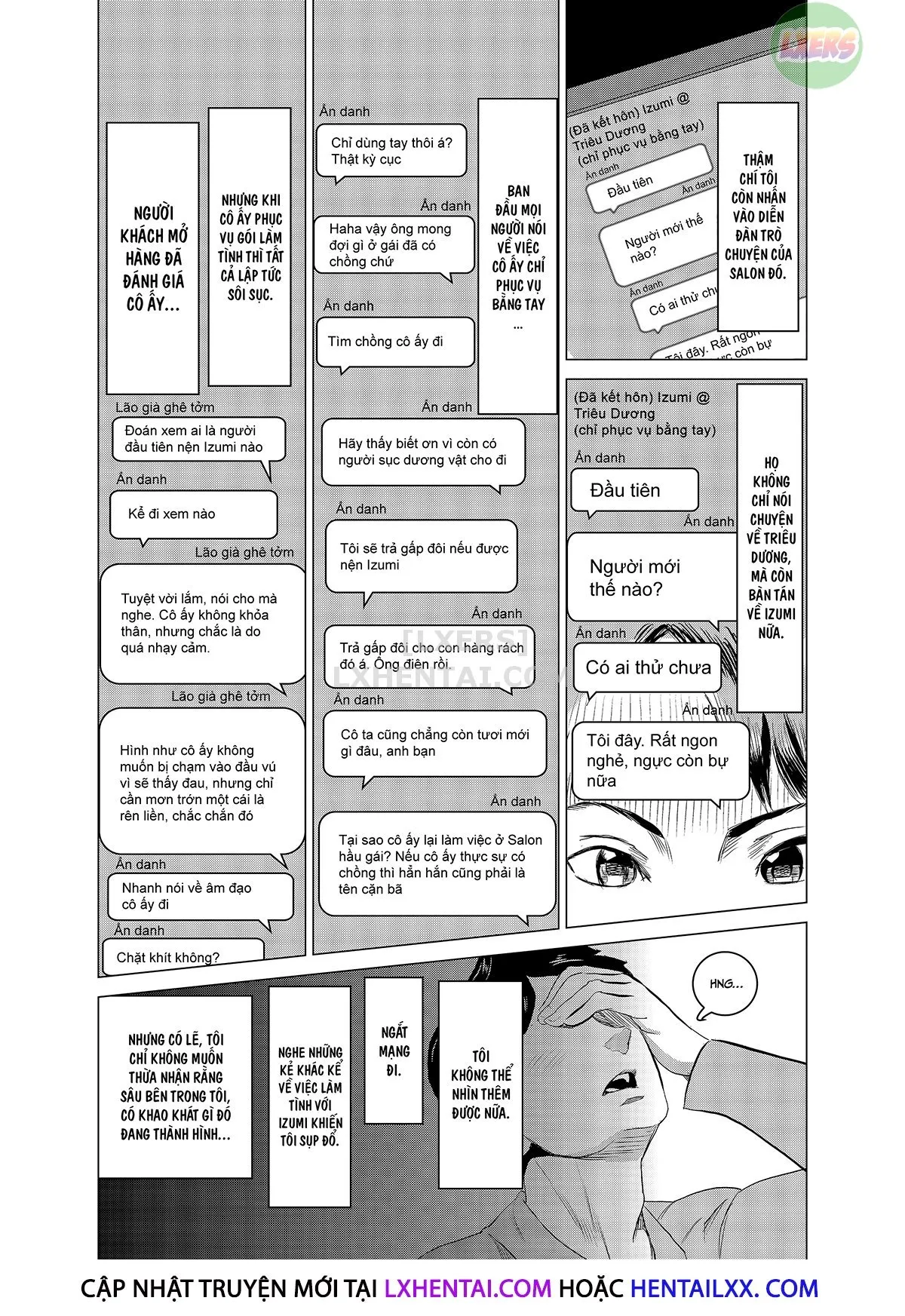 HentaiVN.net - Ảnh 24 - Tôi bắt vợ tôi làm việc tại nhà thổ - Chap 1